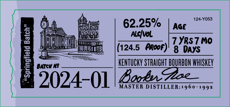 Booker's Bourbon 2024-01 'Springfield Batch'