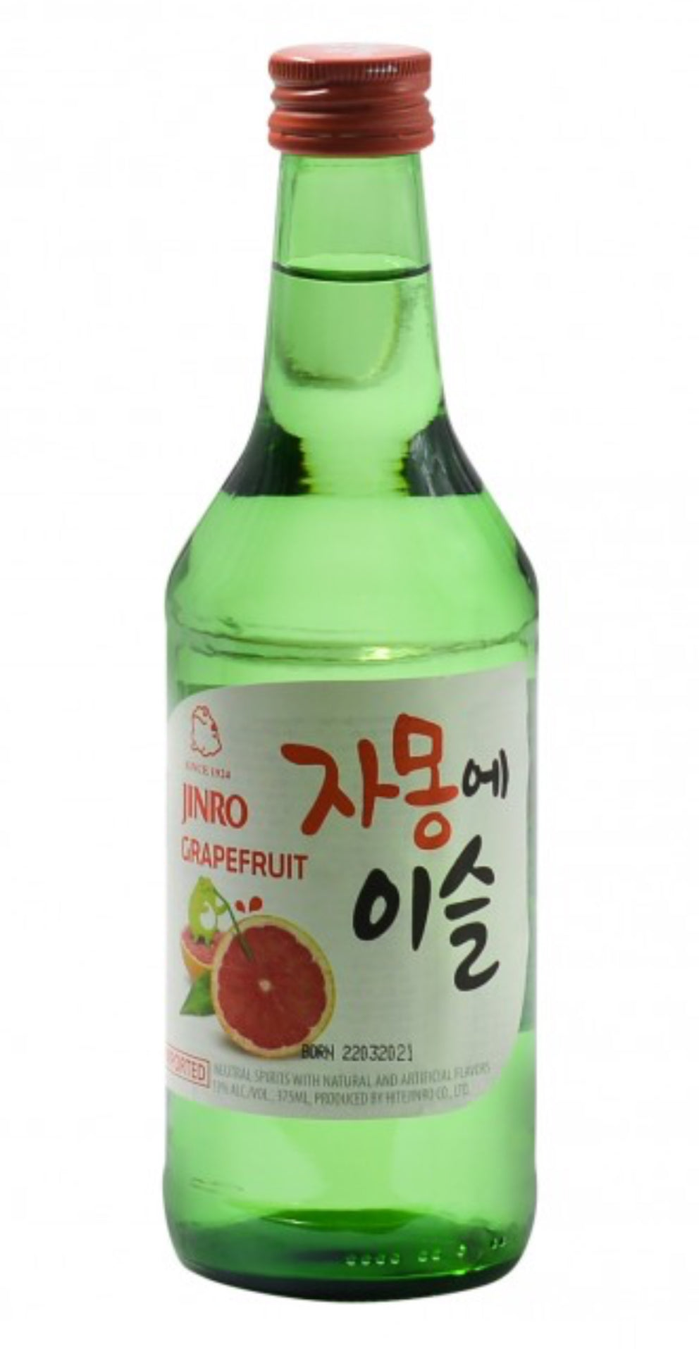 Jinro Chamisul Grapefruit Soju 375ml