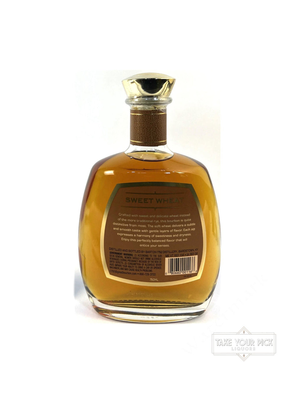 1792 Sweet Wheat Kentucky Straight Bourbon Whiskey - 91.2 Proof
