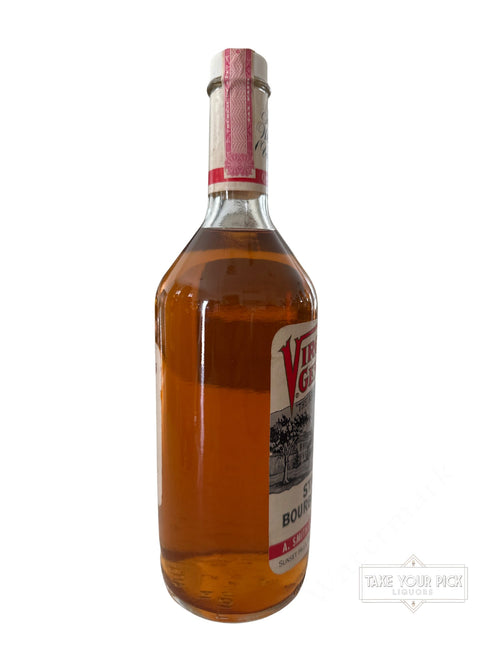 1978 A. Smith Bowman Distillery Virginia Gentleman Straight Bourbon Whiskey 80 Proof 1 Liter