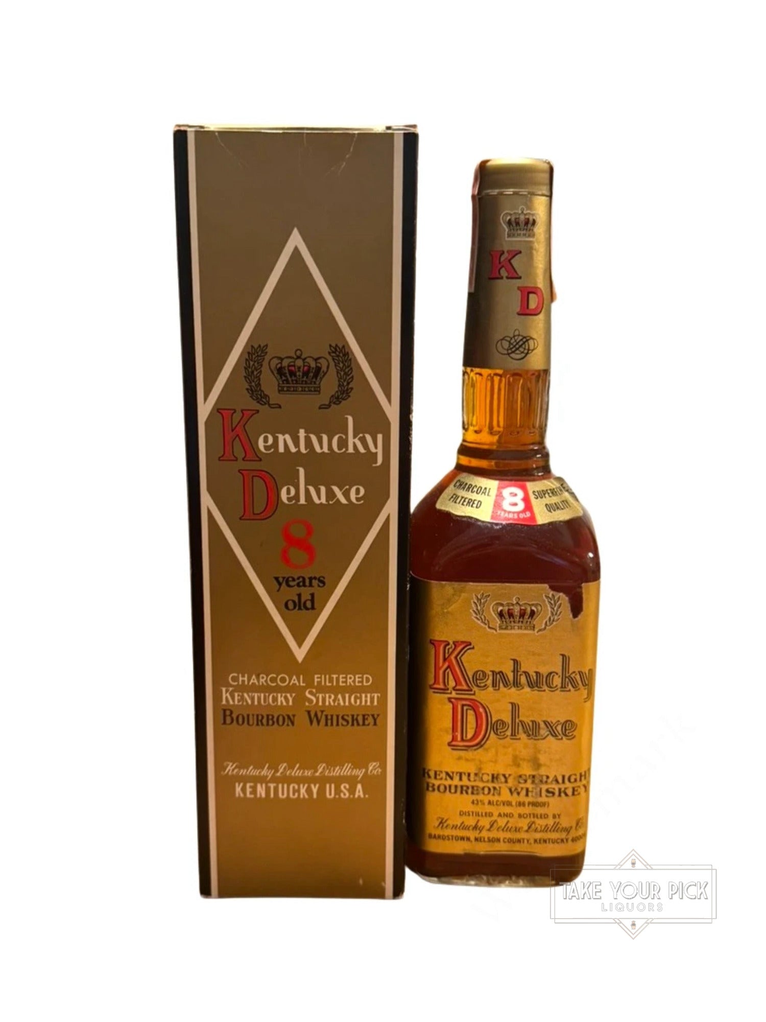 1991 Kentucky Deluxe Distilling Co Kentucky Deluxe 8-year 86 proof 1991 (pre-fire Heaven Hill)