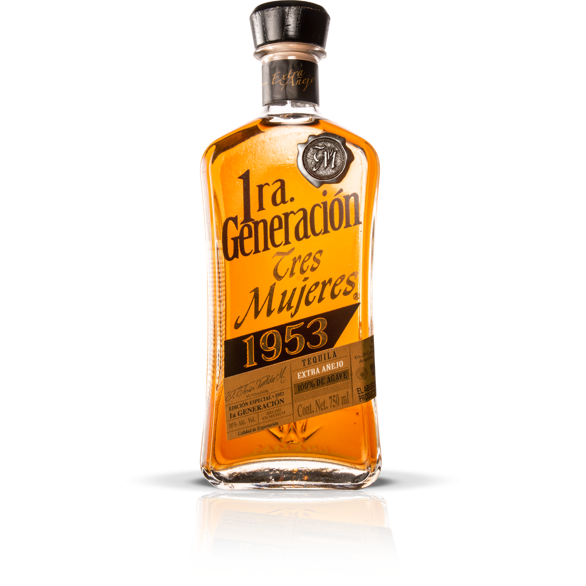 Tres Mujeres 1ra Generacion 1953 Tequila, Tres Mujeres 1953 Tequila, Tres Mujeres Tequila 1953, Tres Mujeres Extra Añejo 1953 tequila.