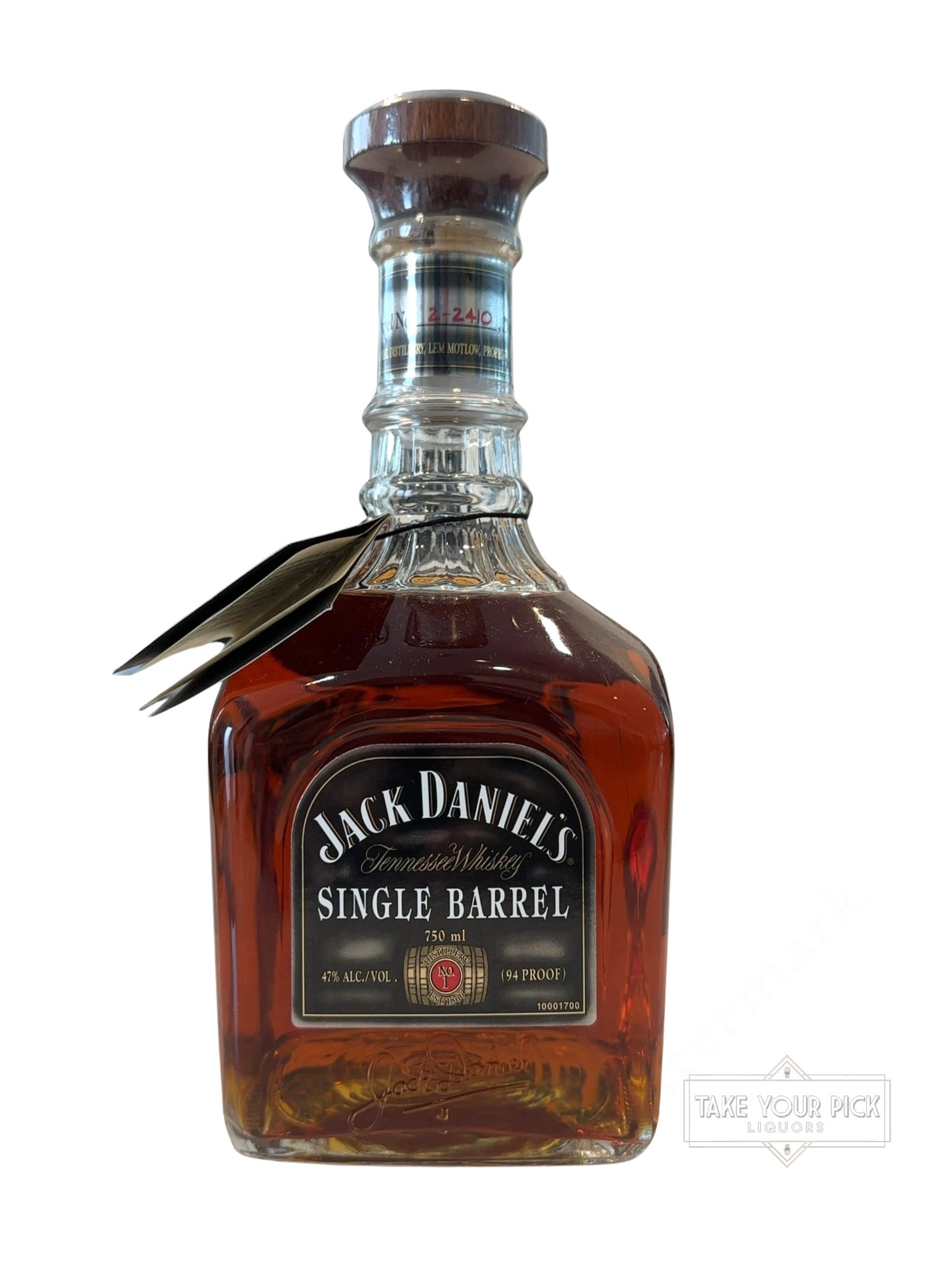 2002 Jack Daniel's Single Barrel Tennessee Whiskey 94 Proof