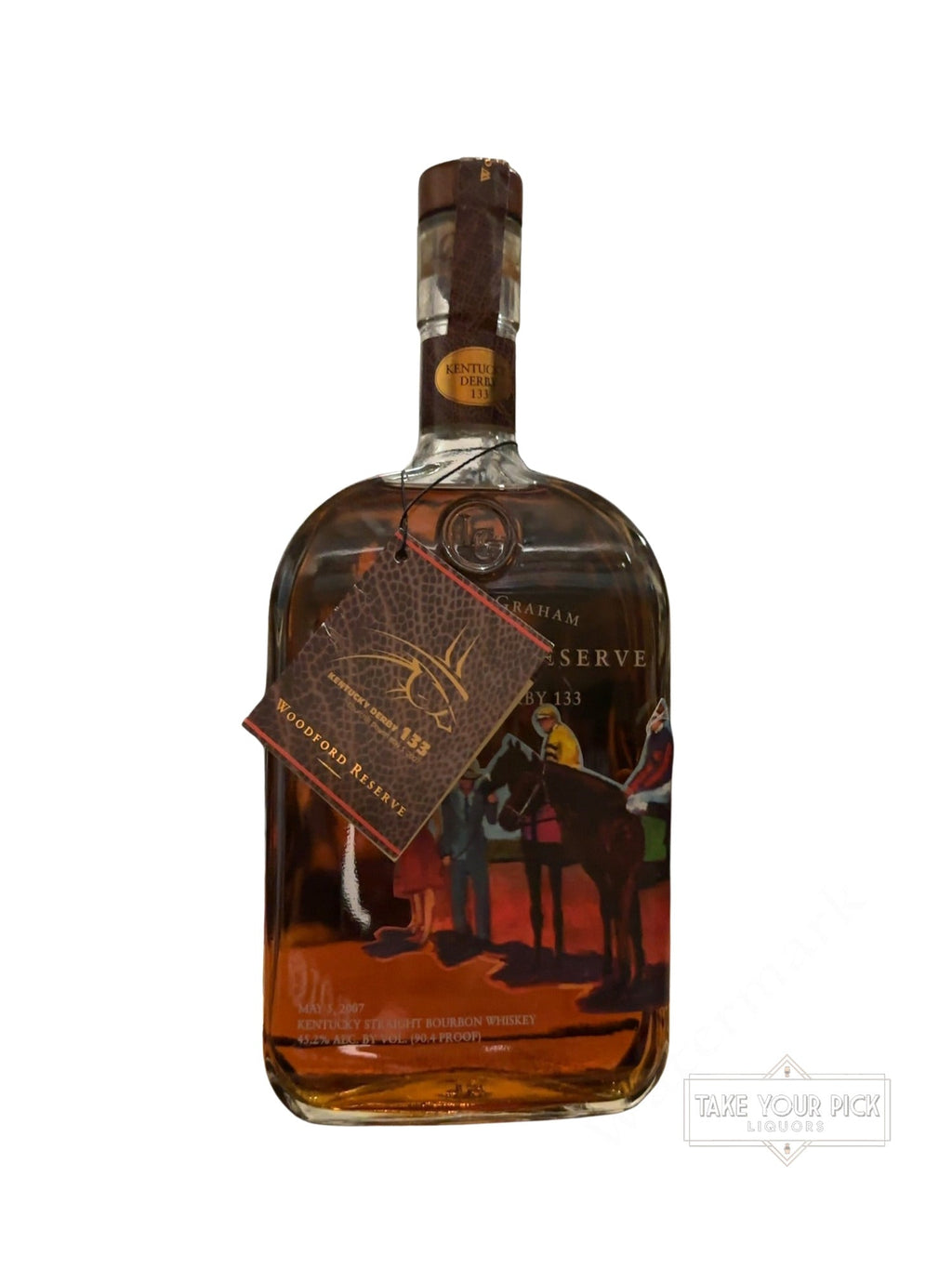 2007 Woodford Reserve Kentucky Derby 133 90.4 Proof 1 Liter