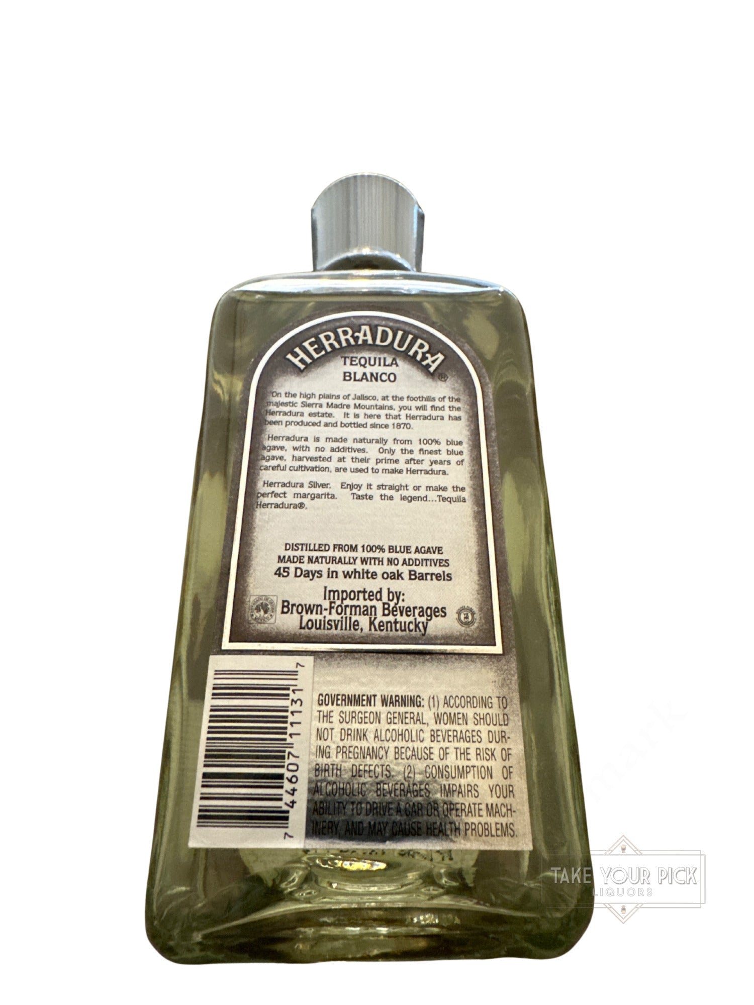 2008 Herradura Tequila Silver 80 Proof