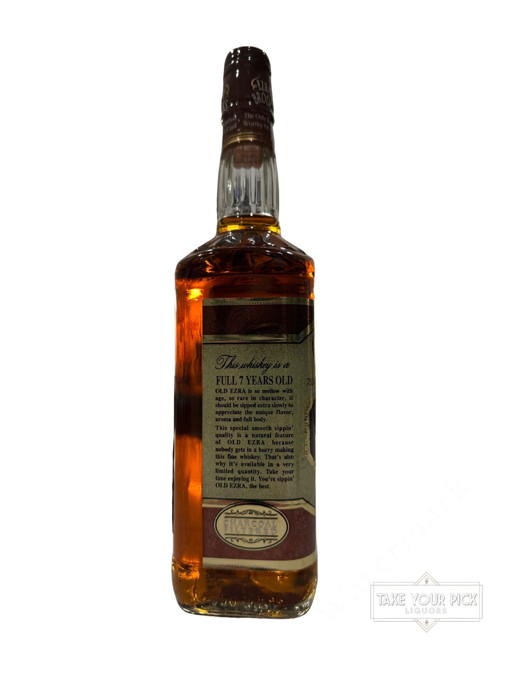 2010 Ezra Brooks Distilling Co. Old Ezra Rare Old 7 Sippin' Whiskey 101 Proof