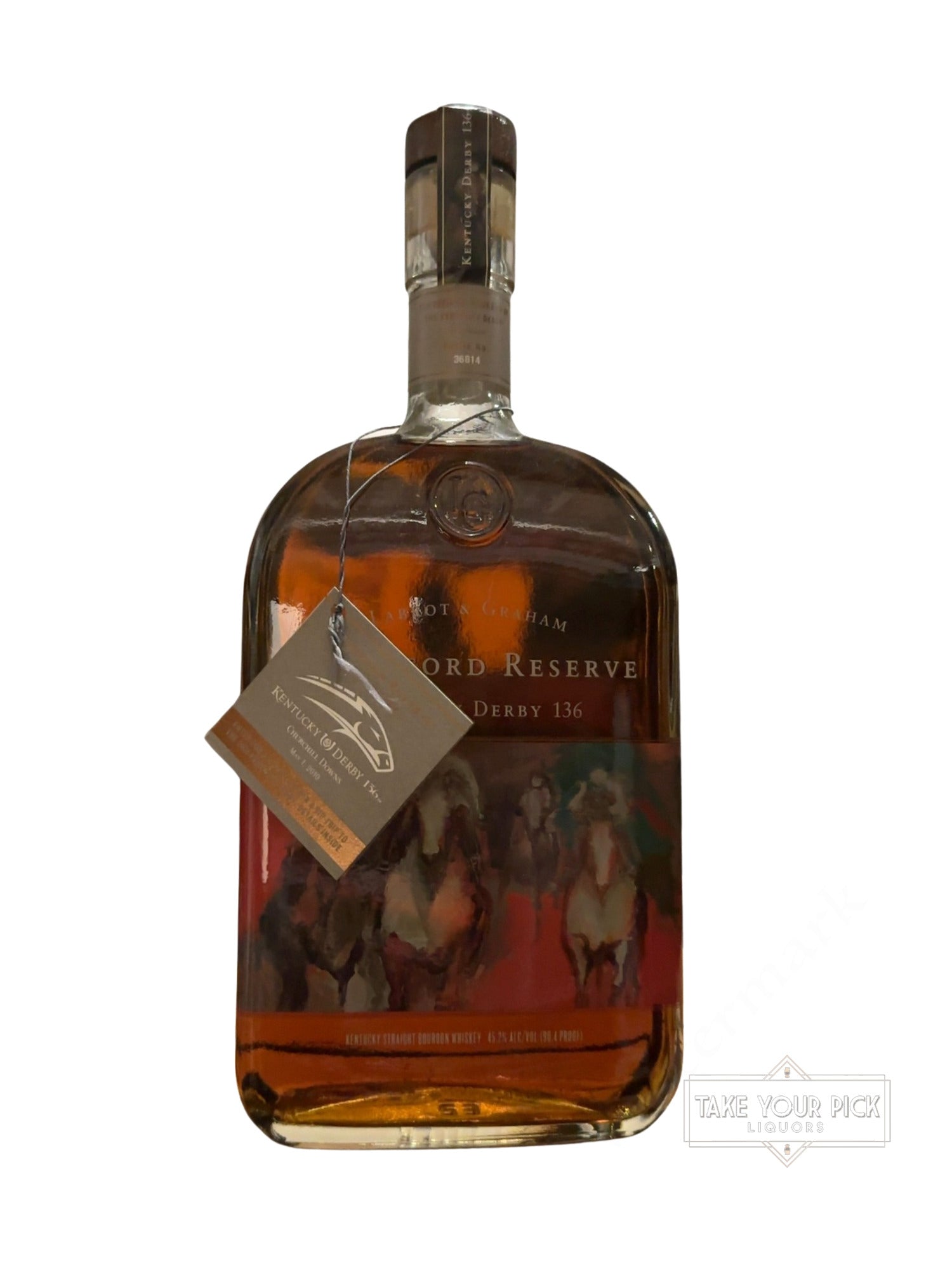 2010 Woodford Reserve Kentucky Derby 136 Woodford Reserve 90.4 Proof 1 Liter