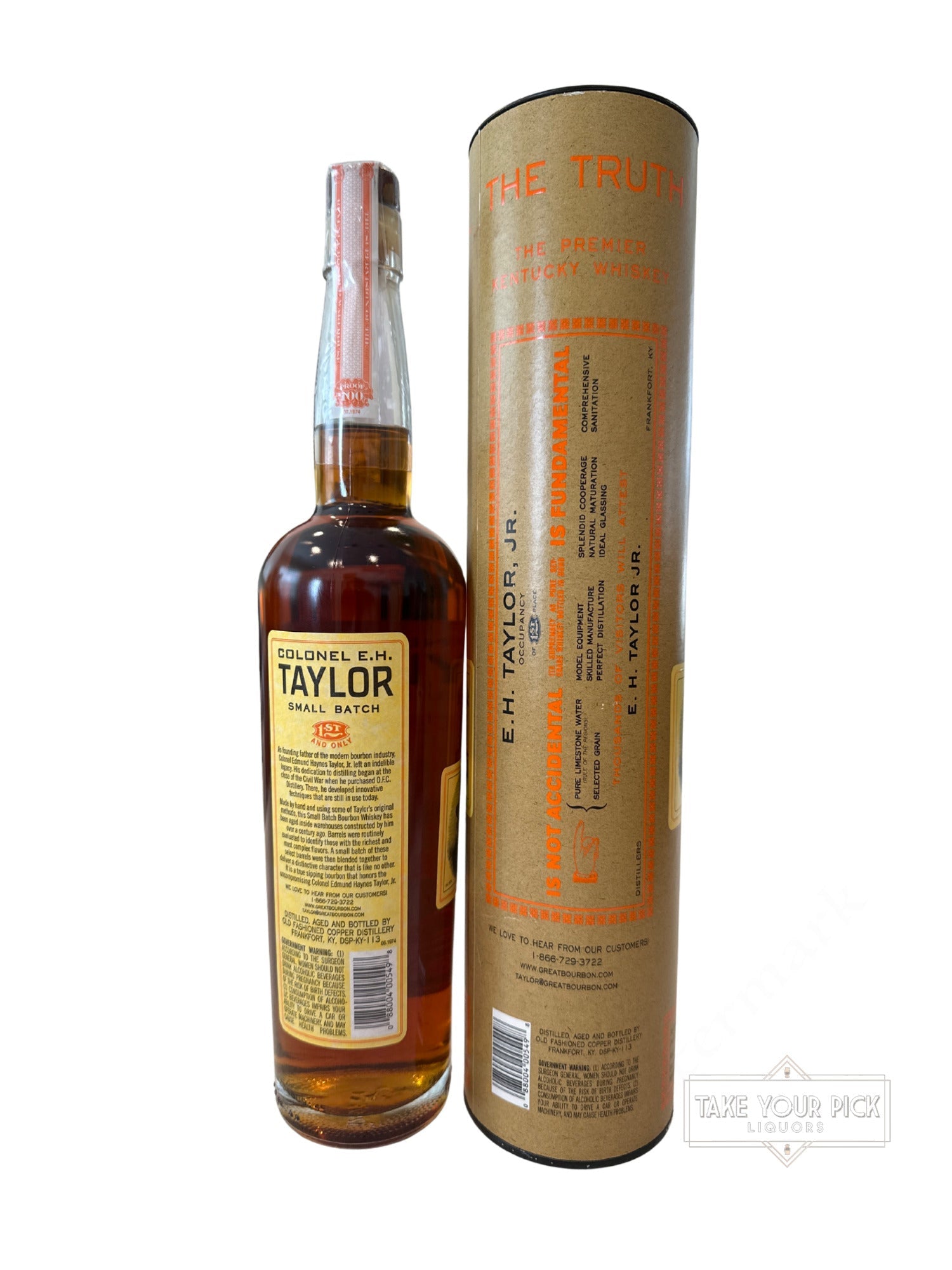 2012 E.H. Taylor Jr. (Old Fashioned Copper Distillery) Colonel E.H. Taylor Small 100 Proof - 750ml