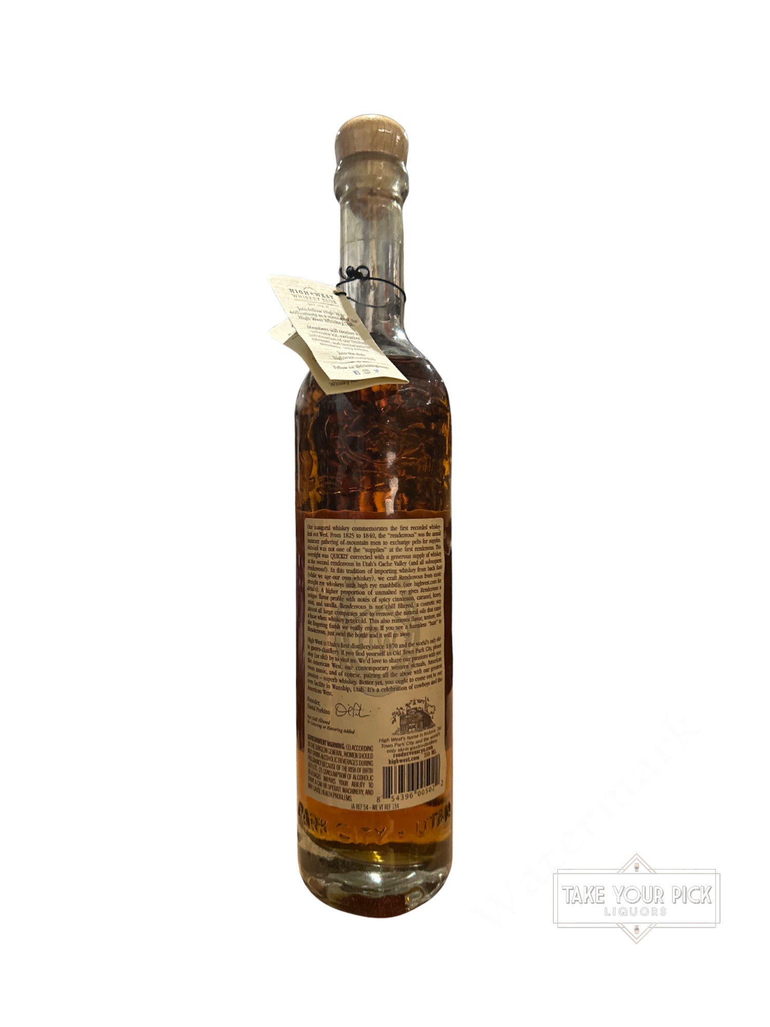 2012 High West Rendezvous Rye 92 Proof