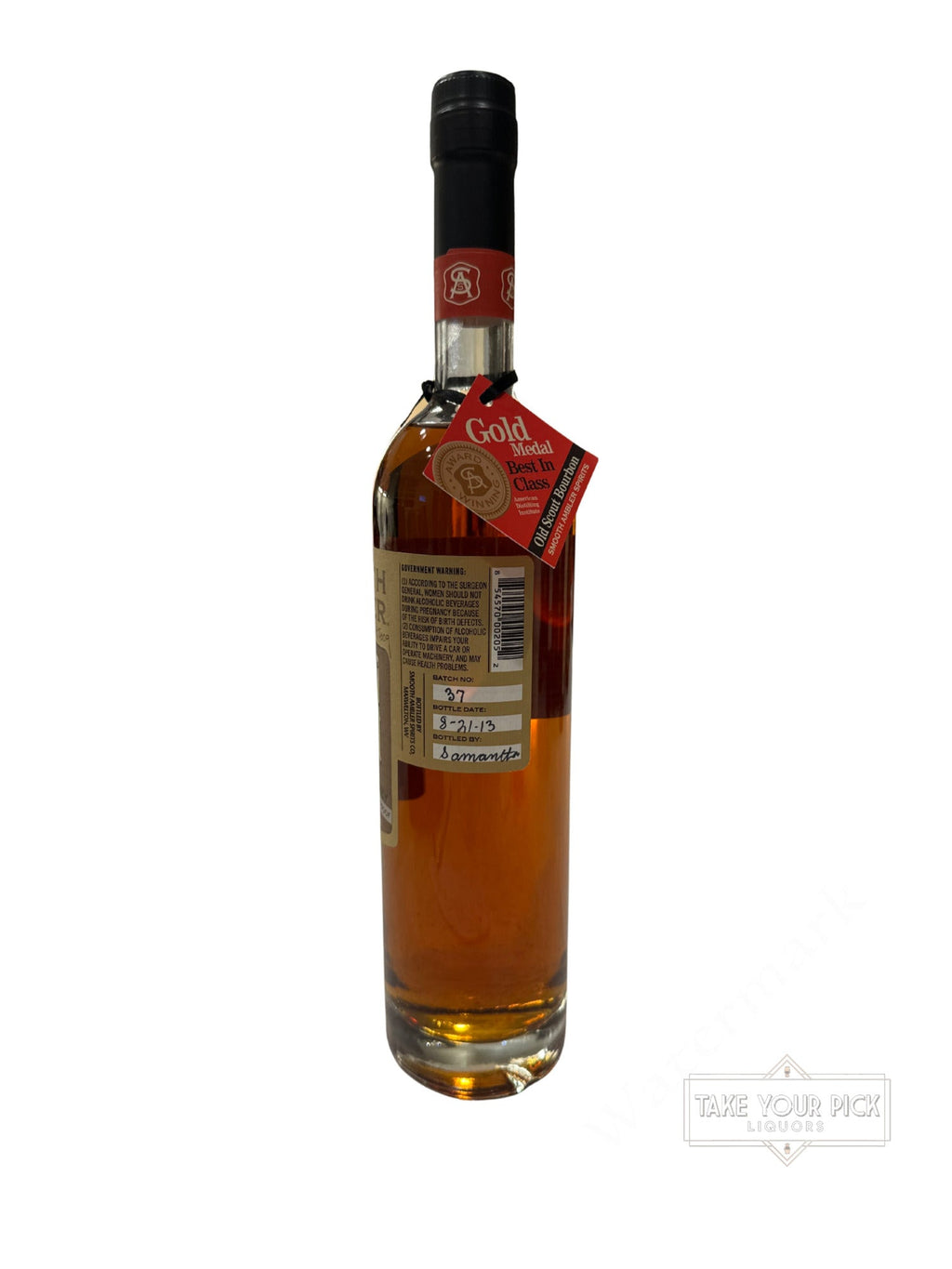 2013 Smooth Ambler Old Scout Straight Bourbon Whiskey 99 Proof