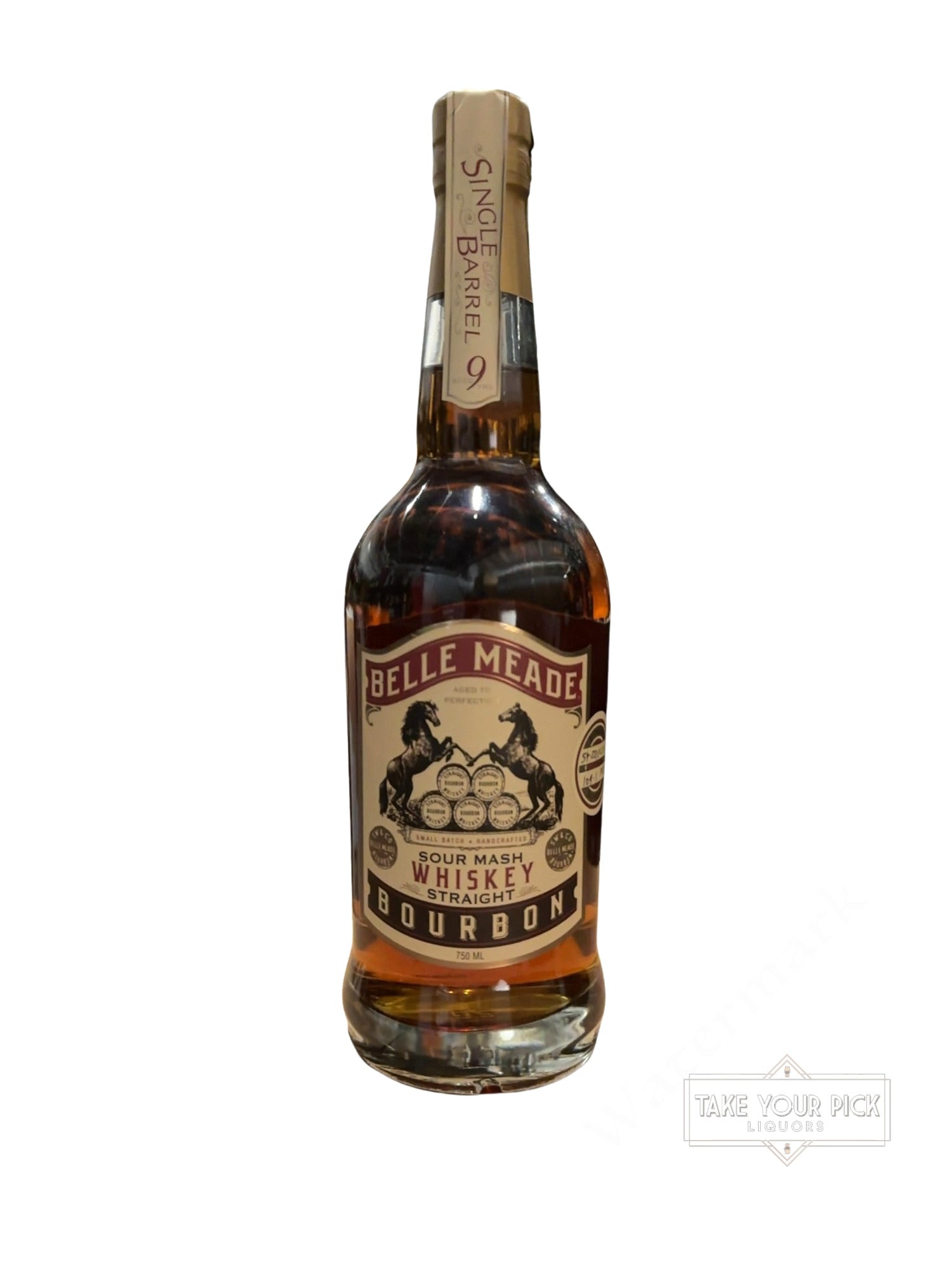2014 Belle Meade Sour Mash Straight Bourbon Whiskey Single Barrel 9 109.1 Proof