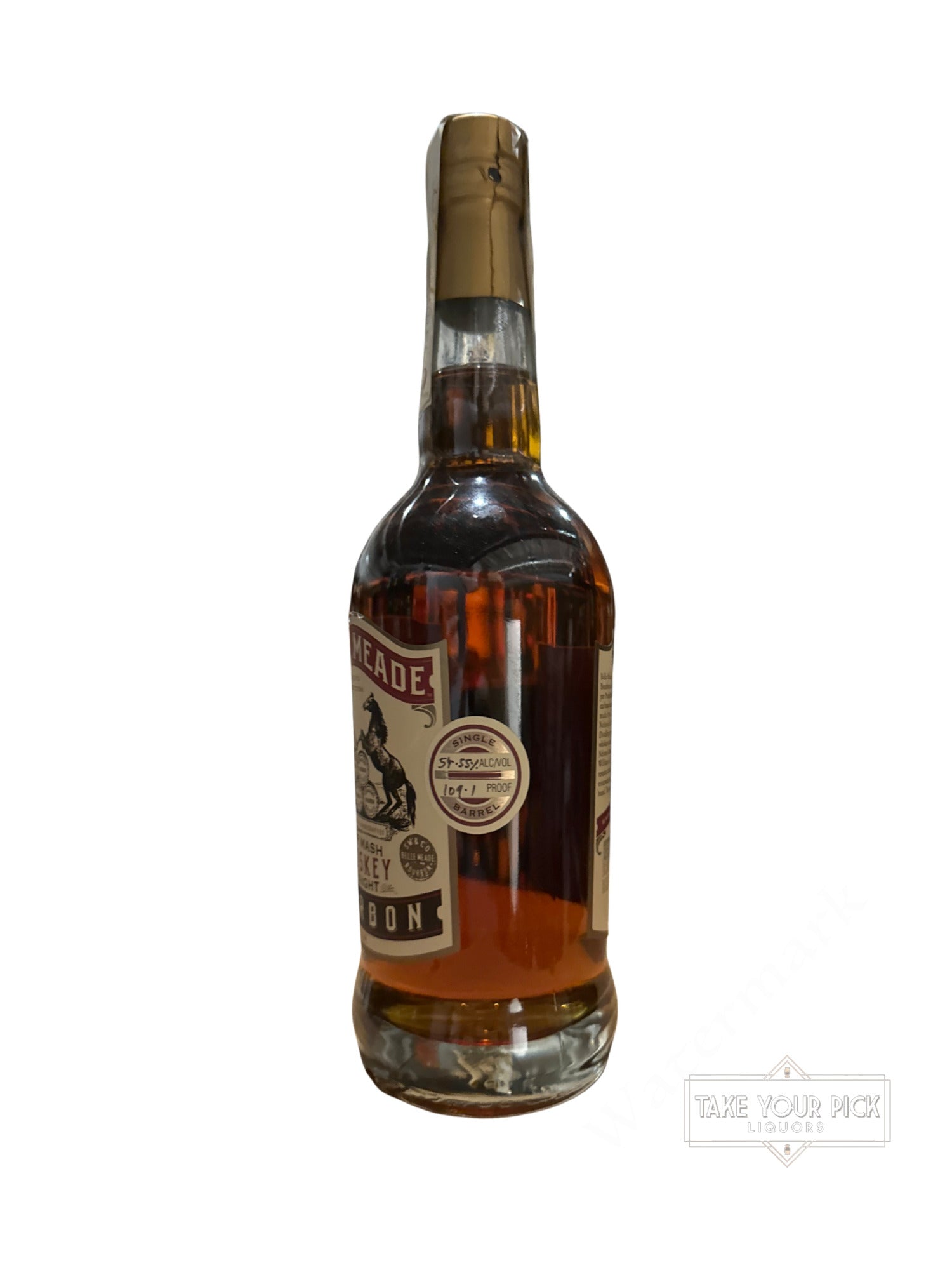 2014 Belle Meade Sour Mash Straight Bourbon Whiskey Single Barrel 9 109.1 Proof