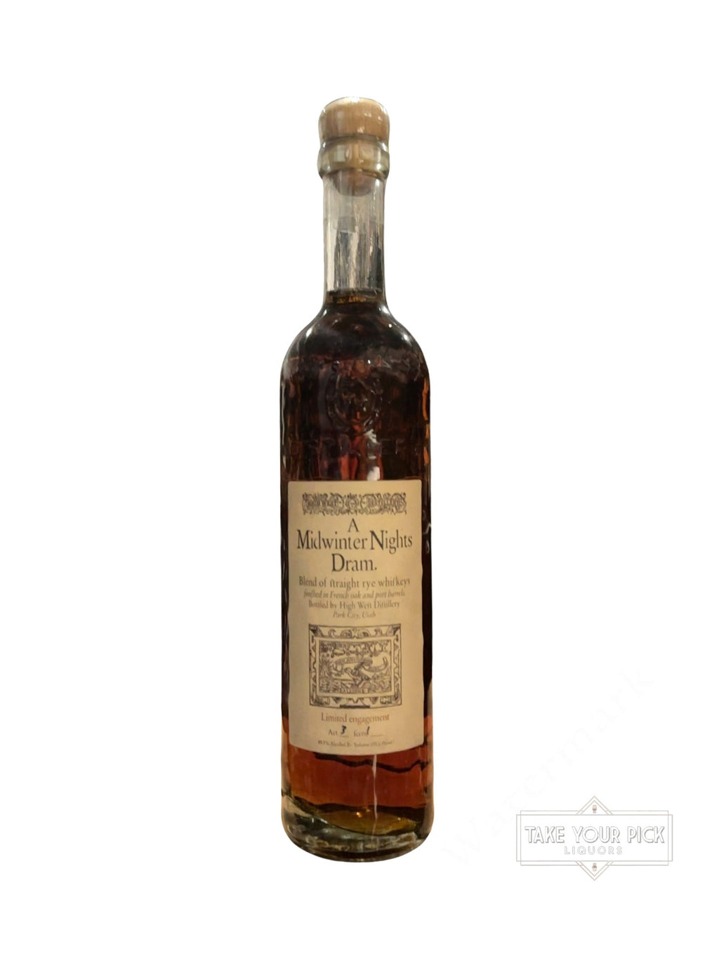 2015 High West Distillery A Midwinter Nights Dram 98.6 Proof Batch Act 3