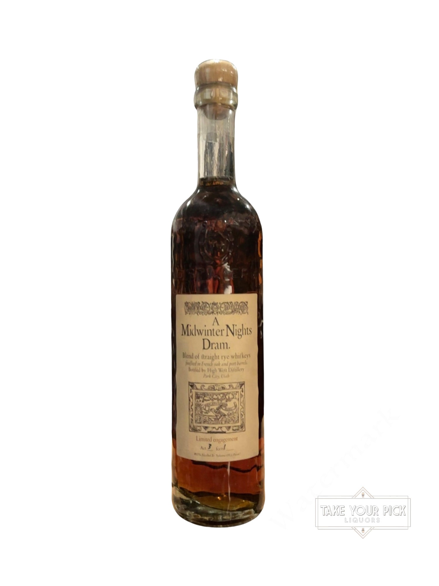 2015 High West Distillery A Midwinter Nights Dram 98.6 Proof Batch Act 3