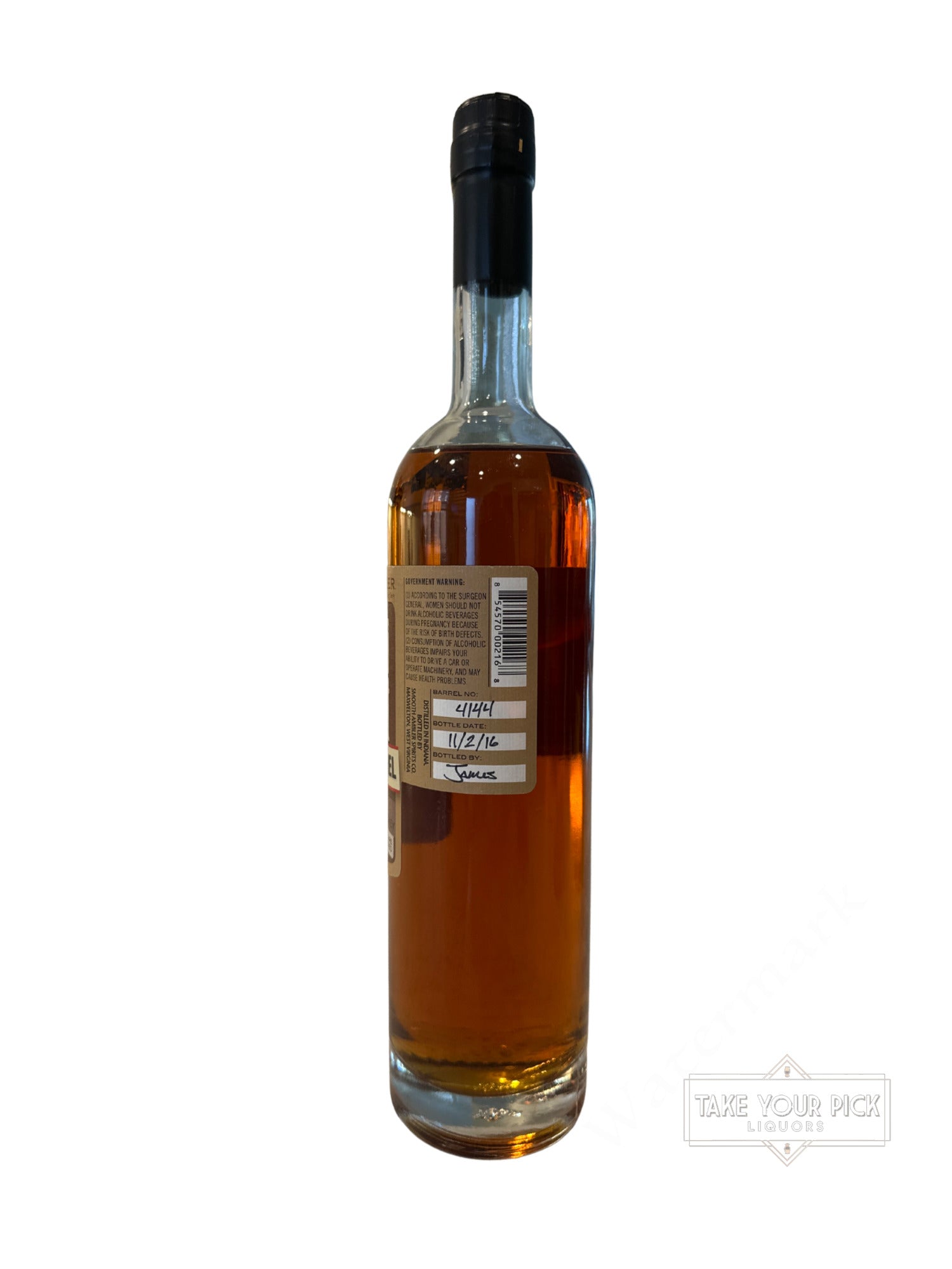 2016 Smooth Ambler Old Scout Single Barrel Cask Strength Straight Bourbon Whiskey 90.4 Proof