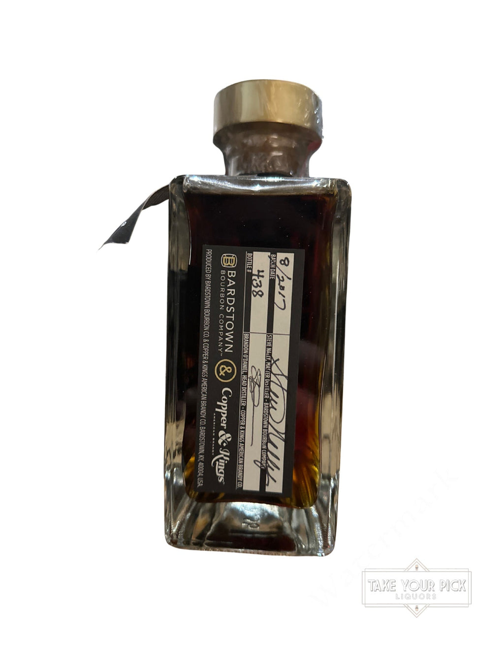 2017 Bardstown Bourbon Co. Copper & Kings Finished in American Brandy Barrels 113 Proof 750ml