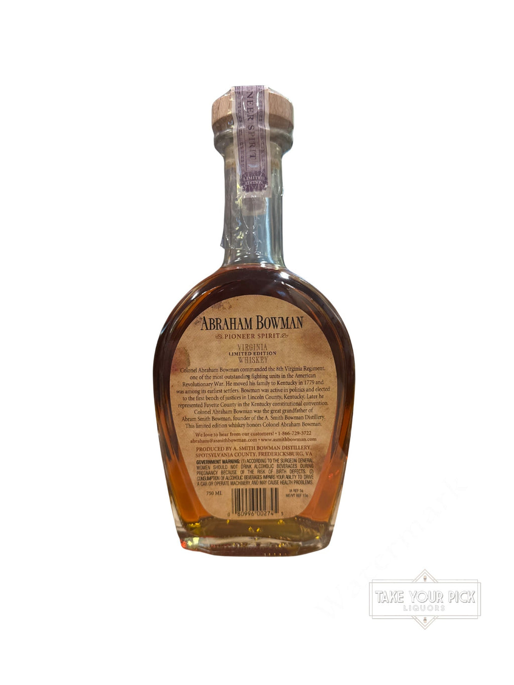2020 Abraham Bowman Gingerbread #2 Whiskey 110 Proof 750ml