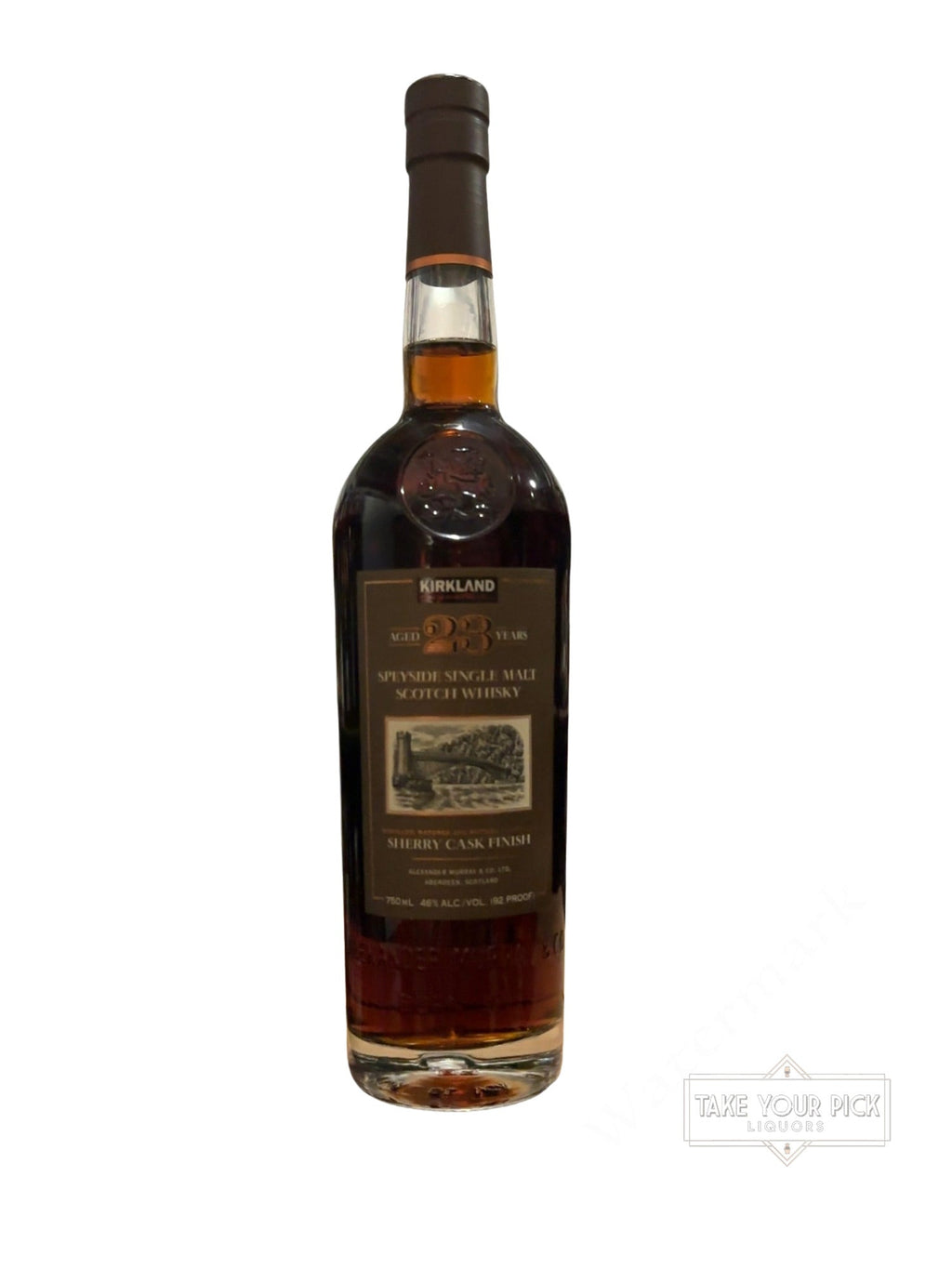2020 Kirkland Aged 23 Years Speyside Single Malt Scotch Whisky 92 Proof