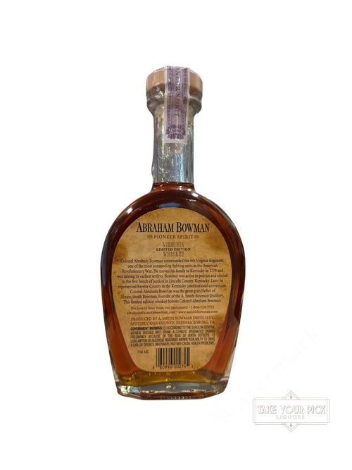 2021 Abraham Bowman Ru Finished 100 Proof 750ml Batch 21