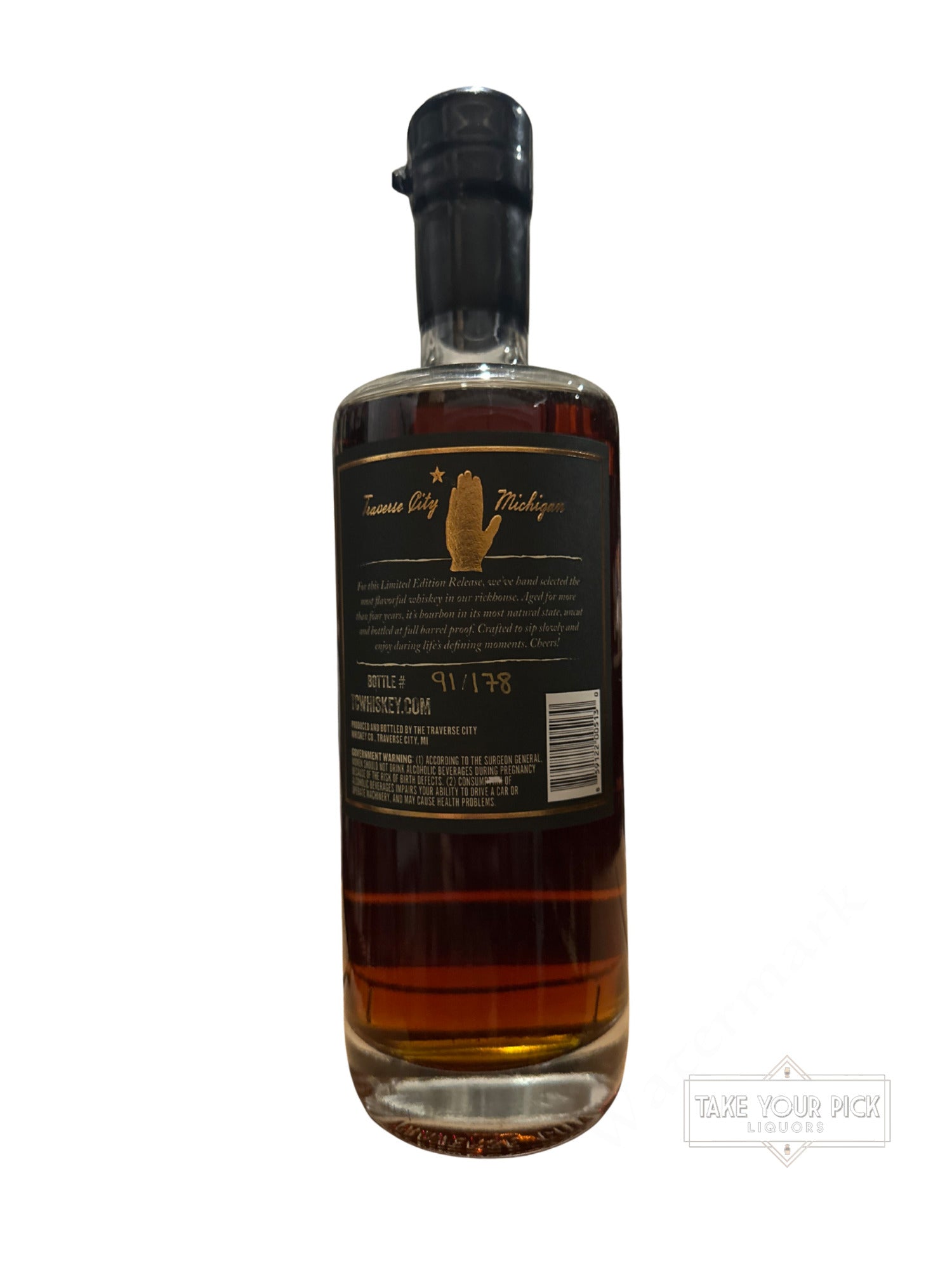 2021 Traverse City Whiskey Co. Straight Bourbon Whiskey Barrel Proof 119.8 Proof