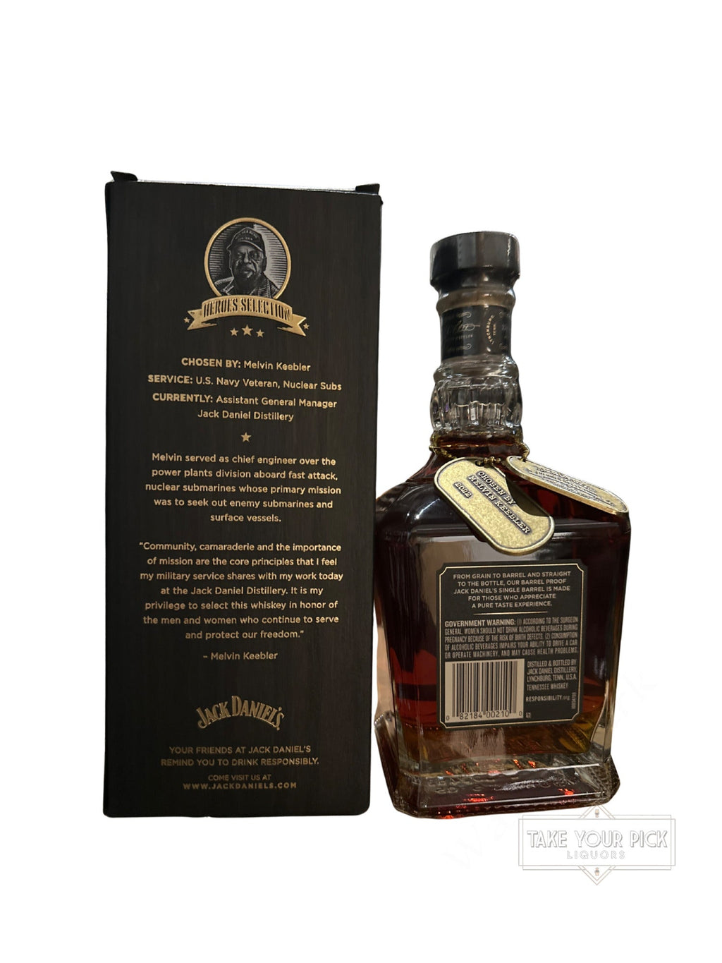 2022 Jack Daniel's Hero’s Selection Jack Daniel's Heroes Selection Single Barrel  129.8 Proof 750ml