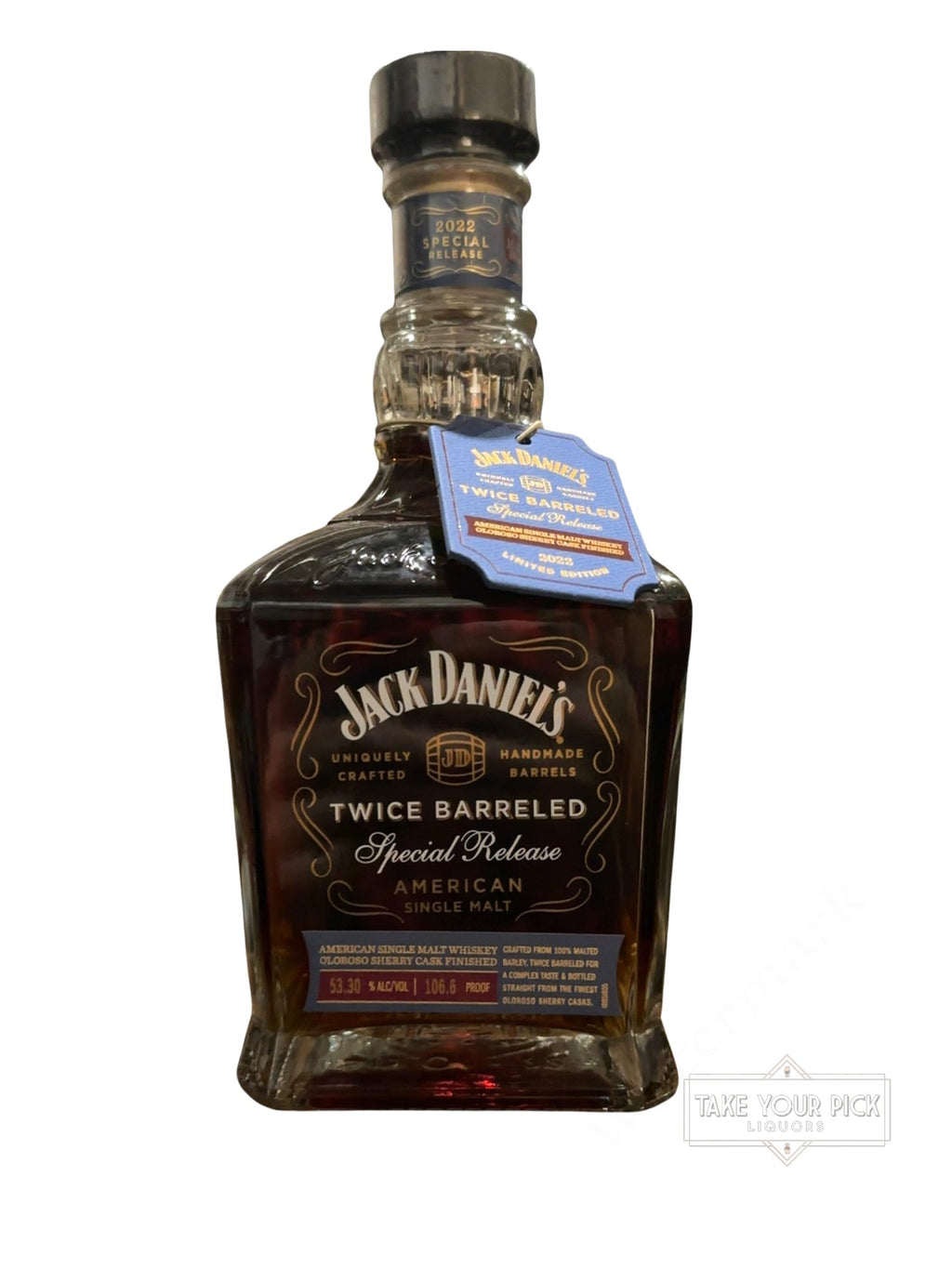 2022 Jack Daniel's Twice Barreled Special Release American Single Malt 106.6 Proof