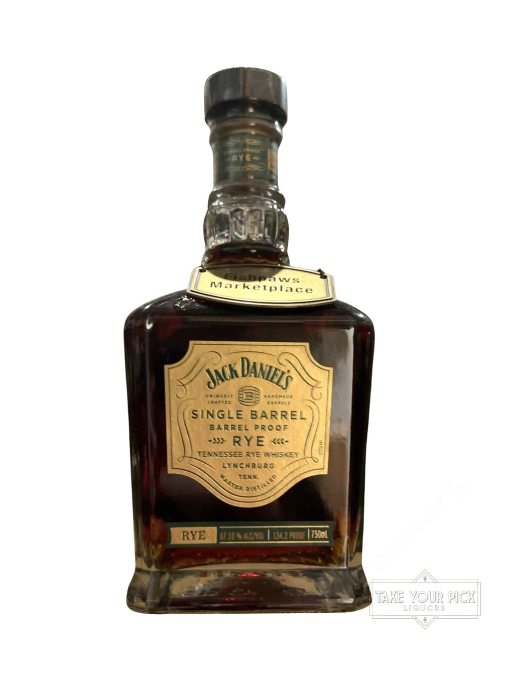 2023 Jack Daniel's Single Barrel Barrel Proof Rye 134.2 Proof 750ml