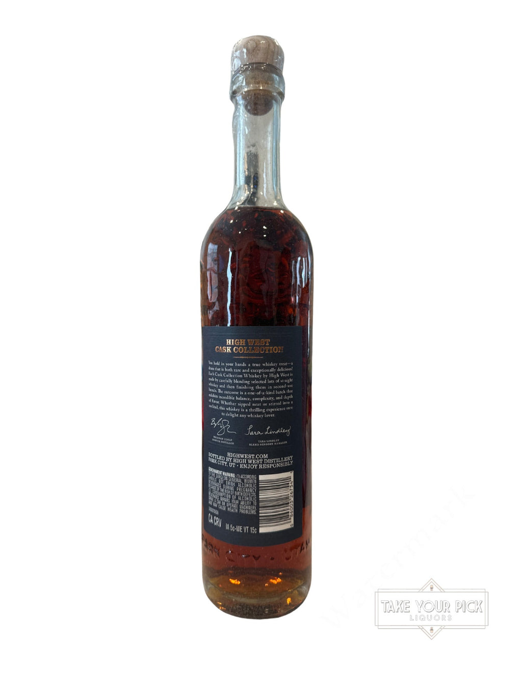 2024 High West Cask Collection: A Blend of Straight Whiskeys finished in Petite Sirah Barrels 100 Proof