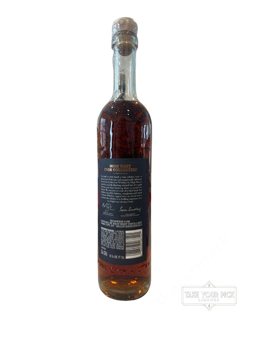 2024 High West Cask Collection: A Blend of Straight Whiskeys finished in Petite Sirah Barrels 100 Proof