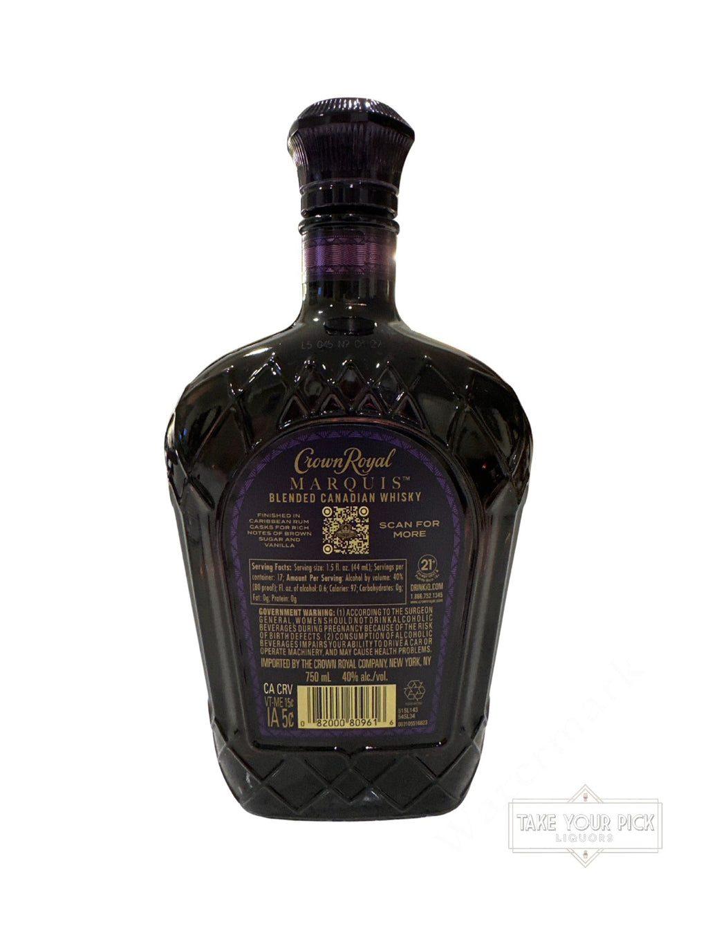 2025 Crown Royal MARQUIS Blended Canadian Whisky 80 Proof