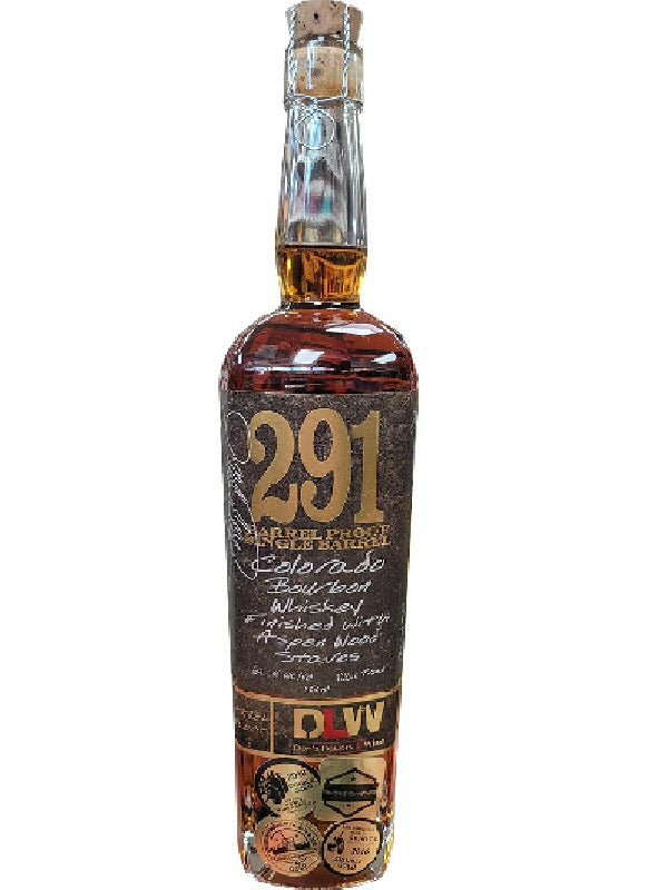 291 Barrel Proof Colorado Bourbon Whiskey DLW #615 Single Barrel 750ml