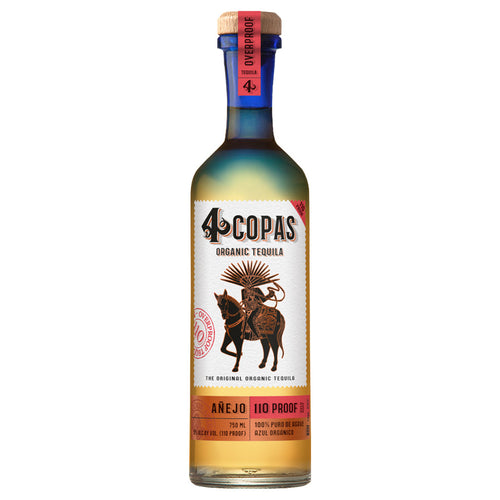 4 Copas Añejo 110 Proof Tequila