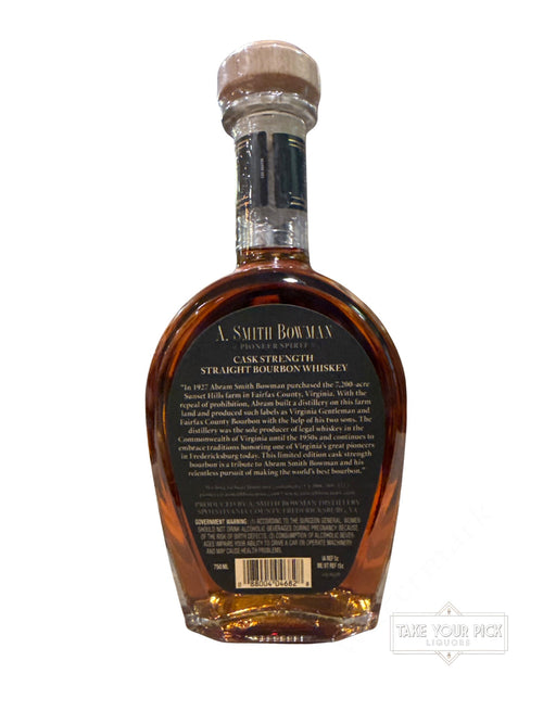 A. Smith Bowman Cask Strength Batch 4 139.7 Proof 750ml