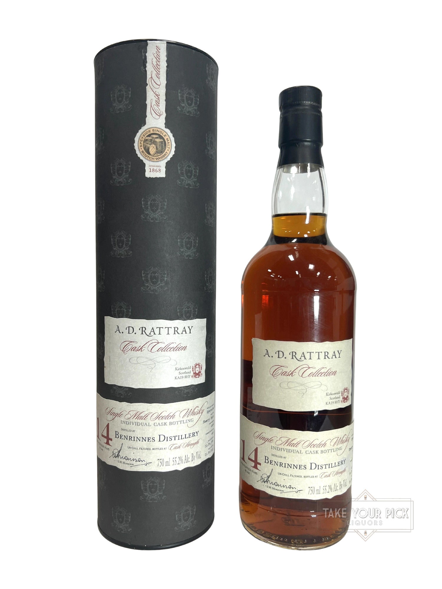 AD Rattray 14-year 2012 - 110.4 Proof