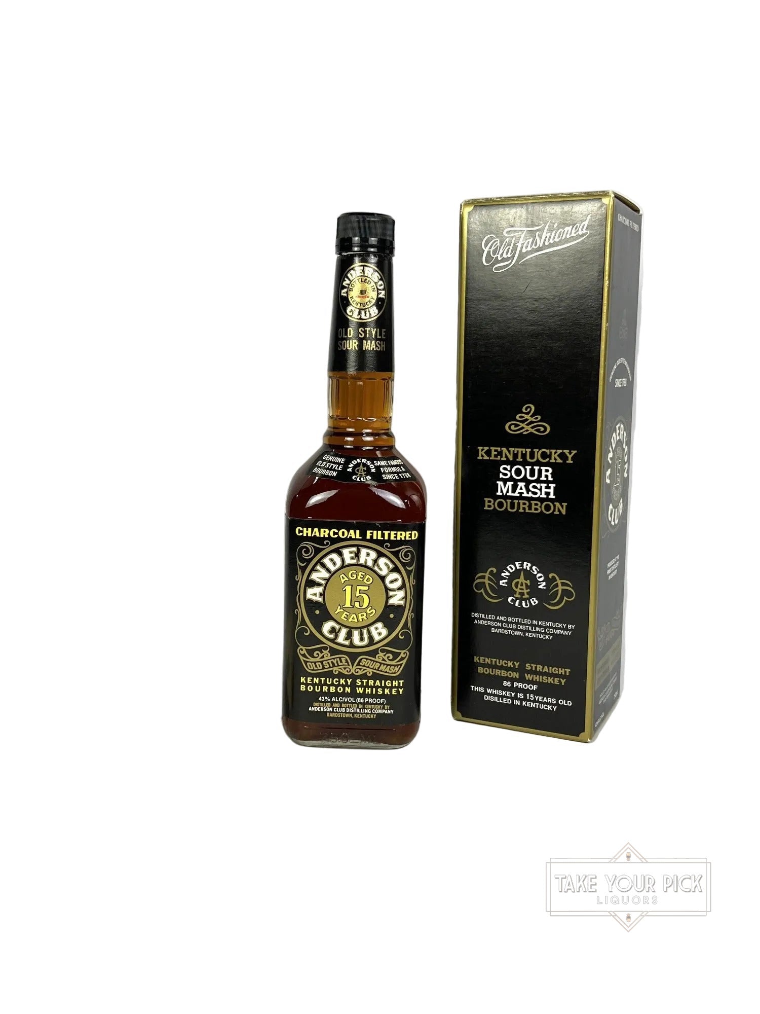 Anderson Club 15-year 1996 (pre-fire) - 86 Proof