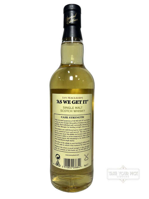 As We Get It Islay Single Malt - 106 Proof