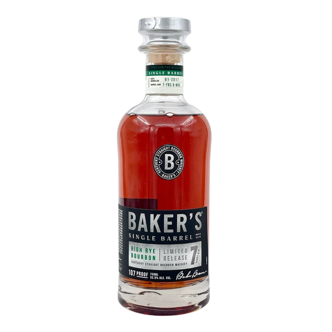 Baker's 7 Year Single Barrel High Rye Bourbon Limited Release 750ml