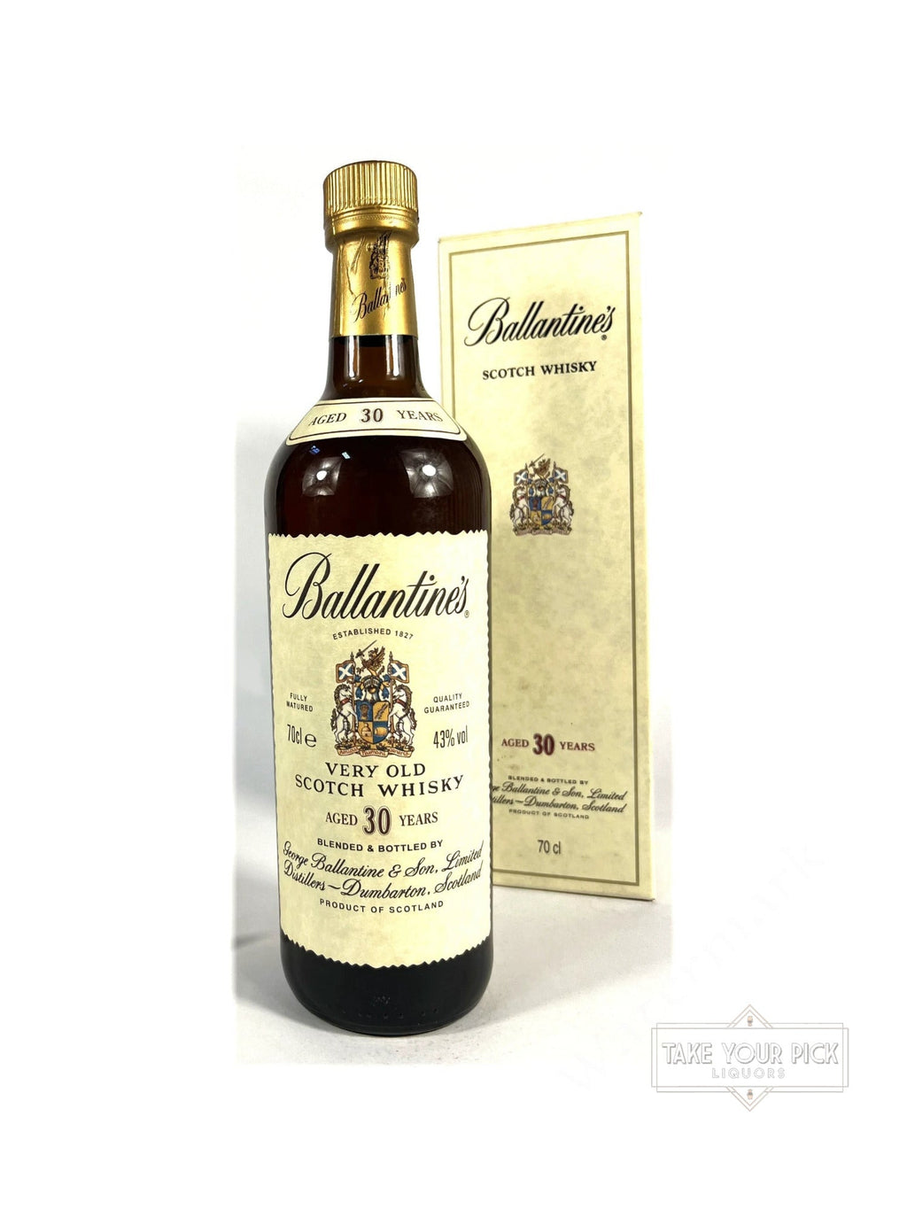 Ballantine's 30-year 1990's 700ml - 86 Proof
