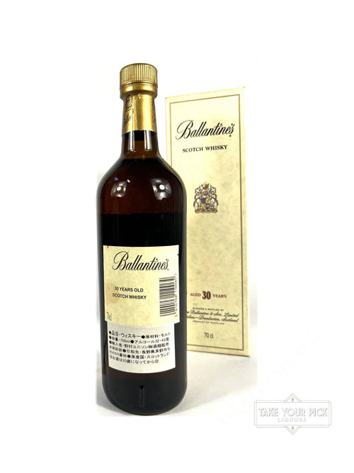Ballantine's 30-year 1990's 700ml - 86 Proof