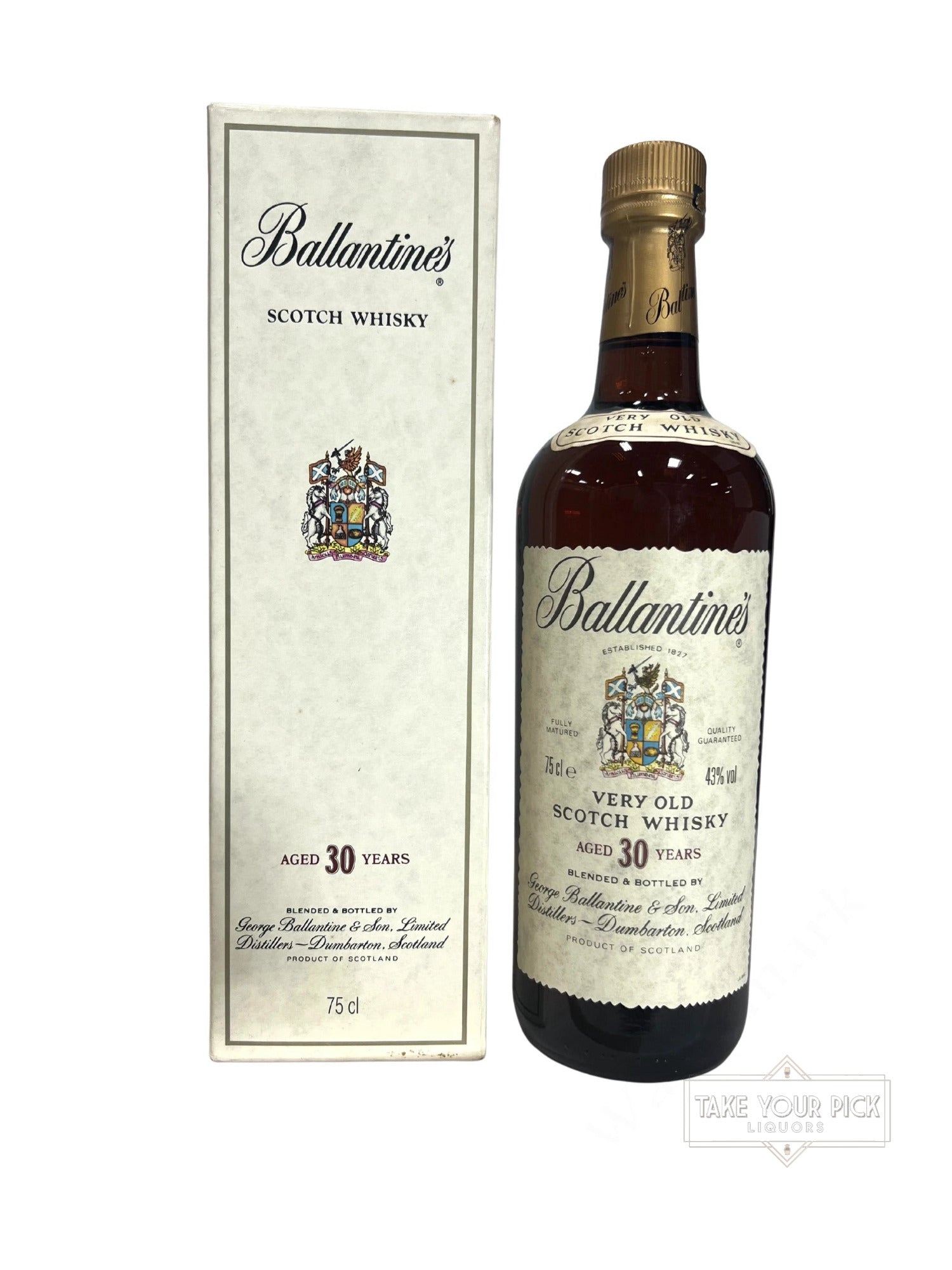 Ballantine's 30-year 1990's with box