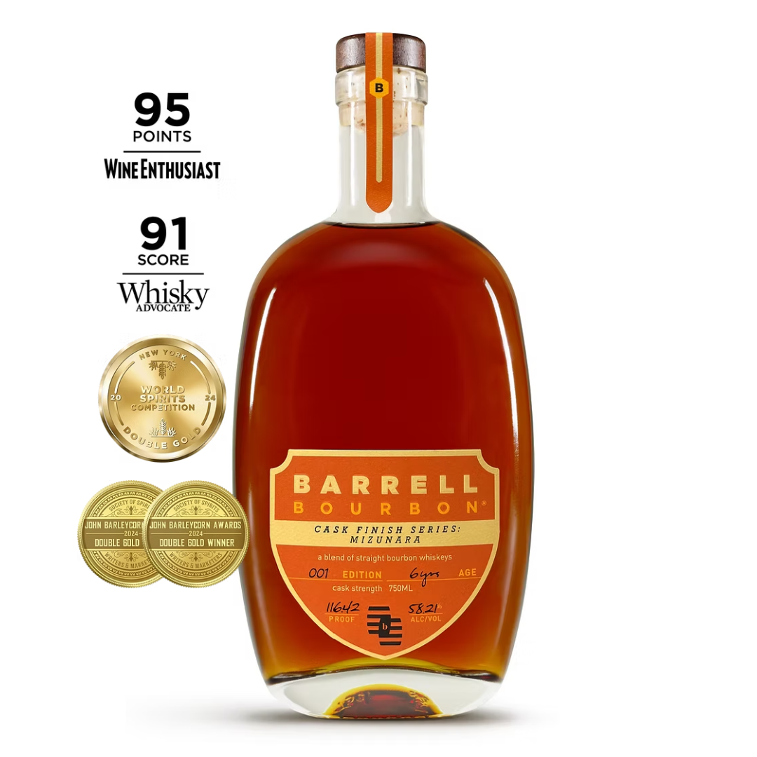 Barrell Bourbon Mizunara Cask Finish Series Bourbon Whiskey 750ml