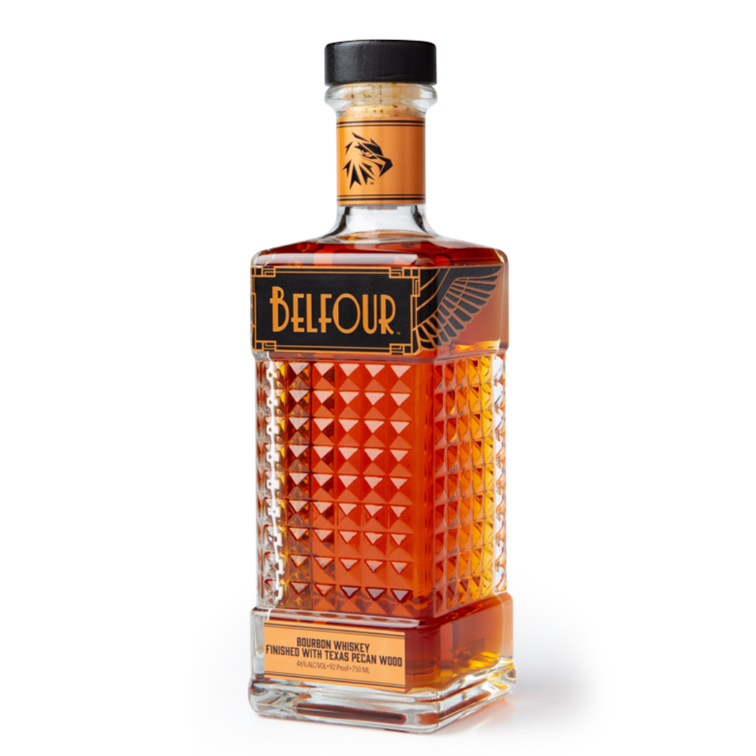 Belfour Bourbon Whiskey Finished With Texas Pecan Wood 92 Proof