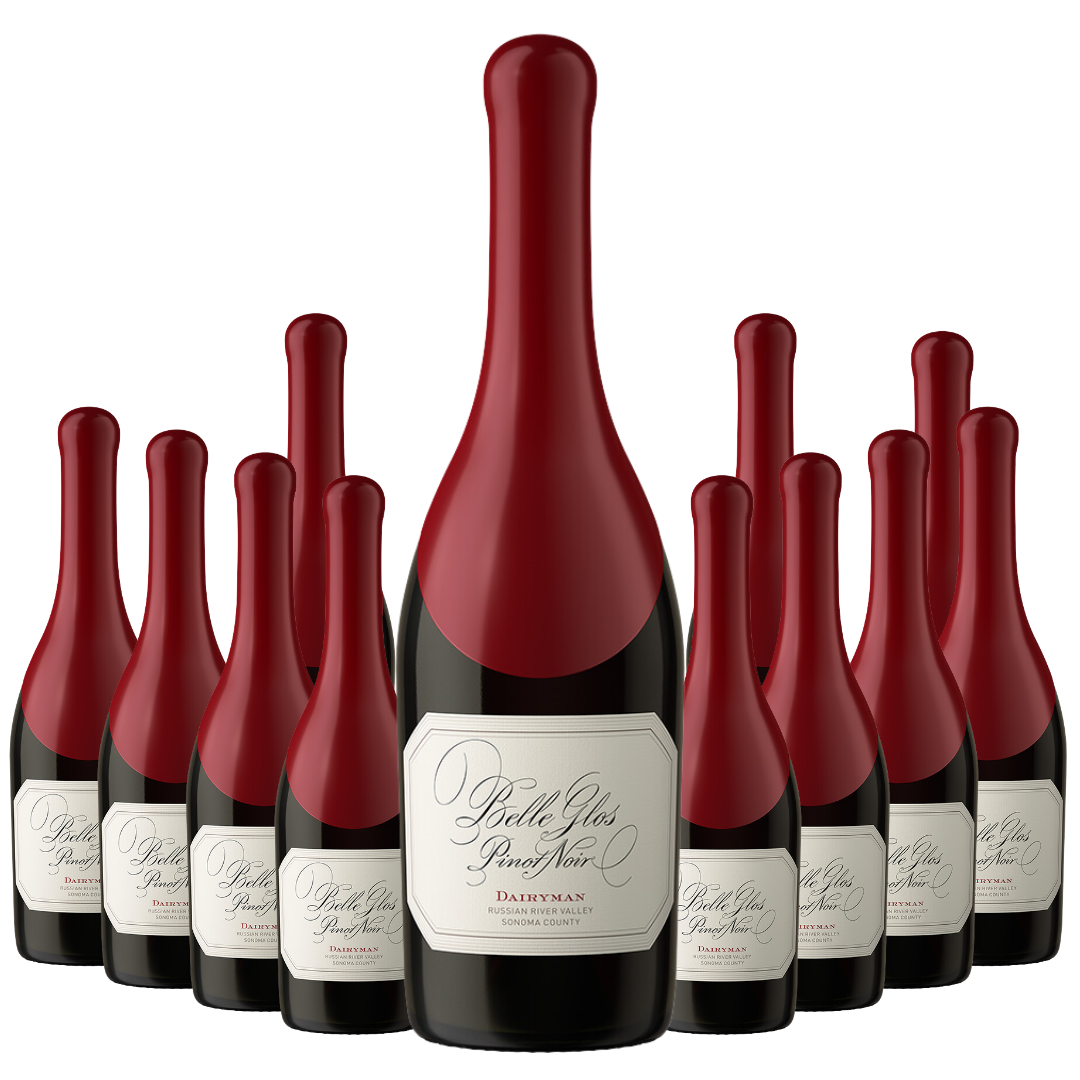 Belle Glos Pinot Noir Dairyman Vineyard Russian River Valley 750ml 12 Bottle Case - Free Shipping