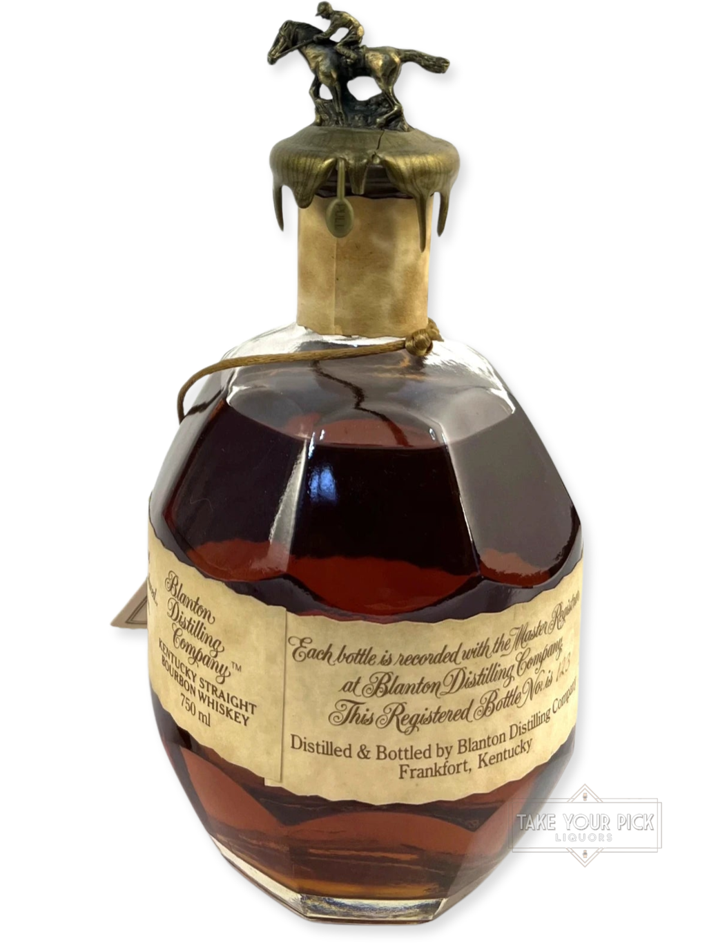 Blanton's Single Barrel 1991 (Small crack in wax) - 93 Proof