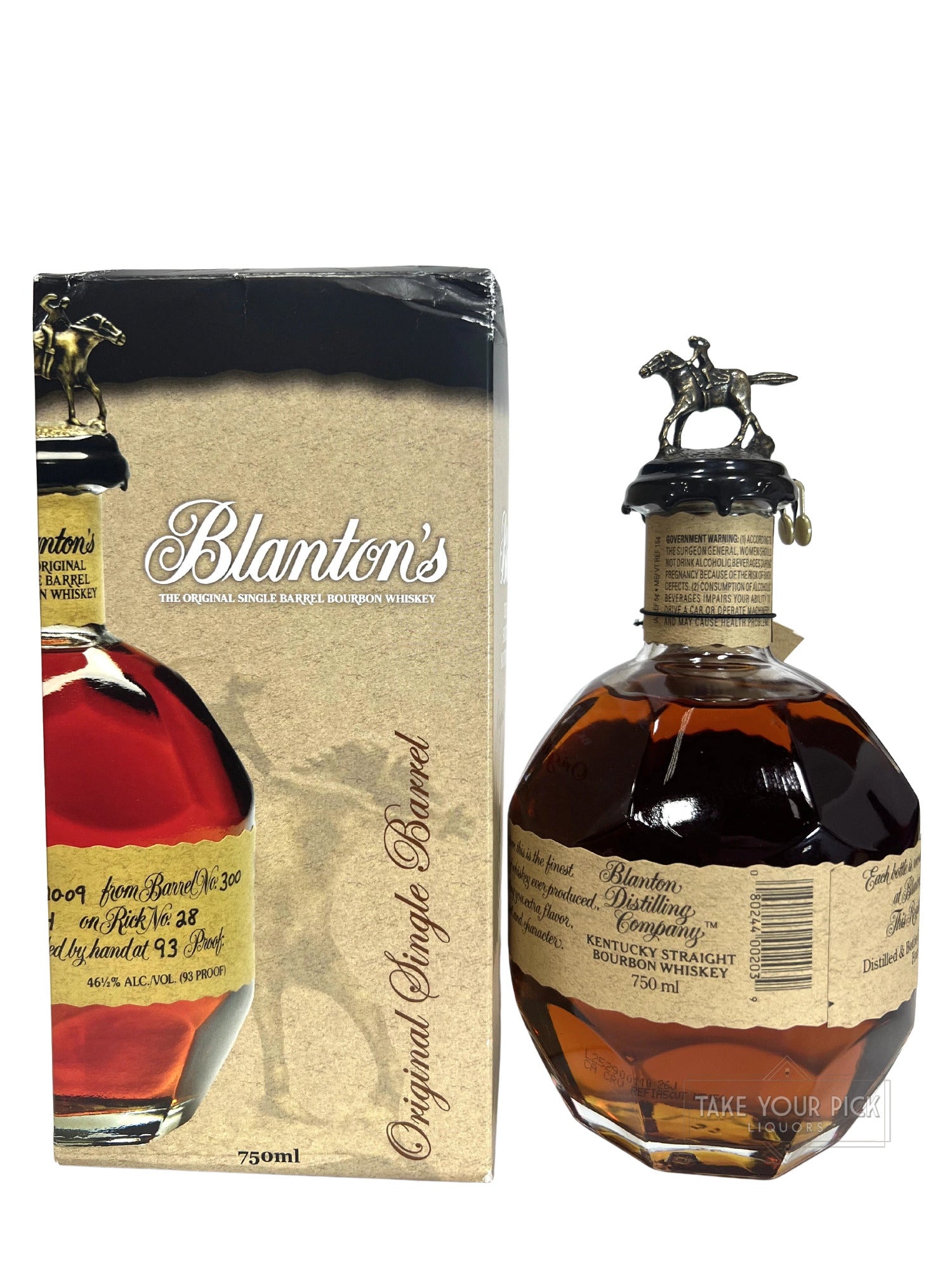 Blanton's Single Barrel 750ml - 93 Proof