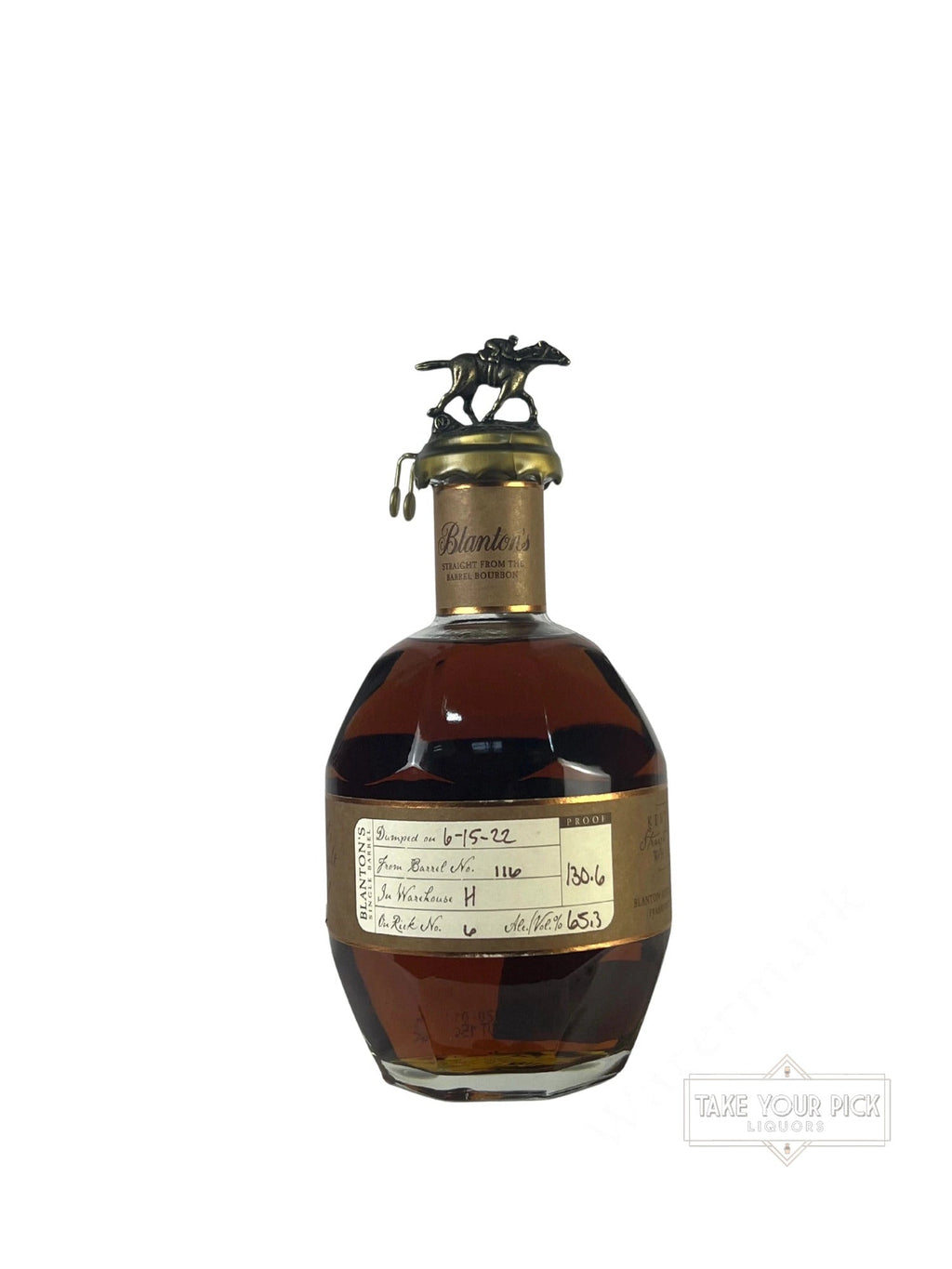 Blanton's Straight From The Barrel Bourbon 130.6 pf. 2022 700ml - 130.6 Proof