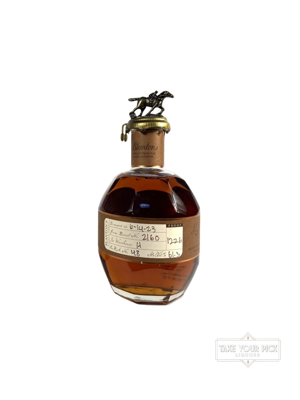 Blanton's Straight from the Barrel 122.6pf. 2023 700ml - 122.6 Proof