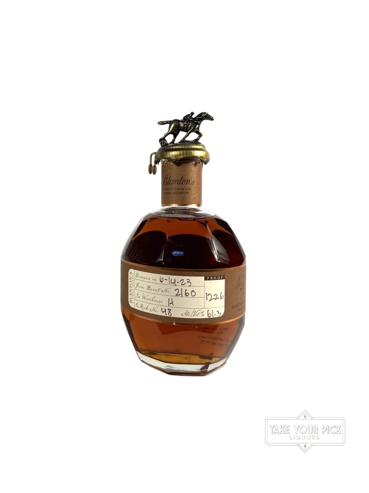 Blanton's Straight from the Barrel 122.6pf. 2023 700ml - 122.6 Proof