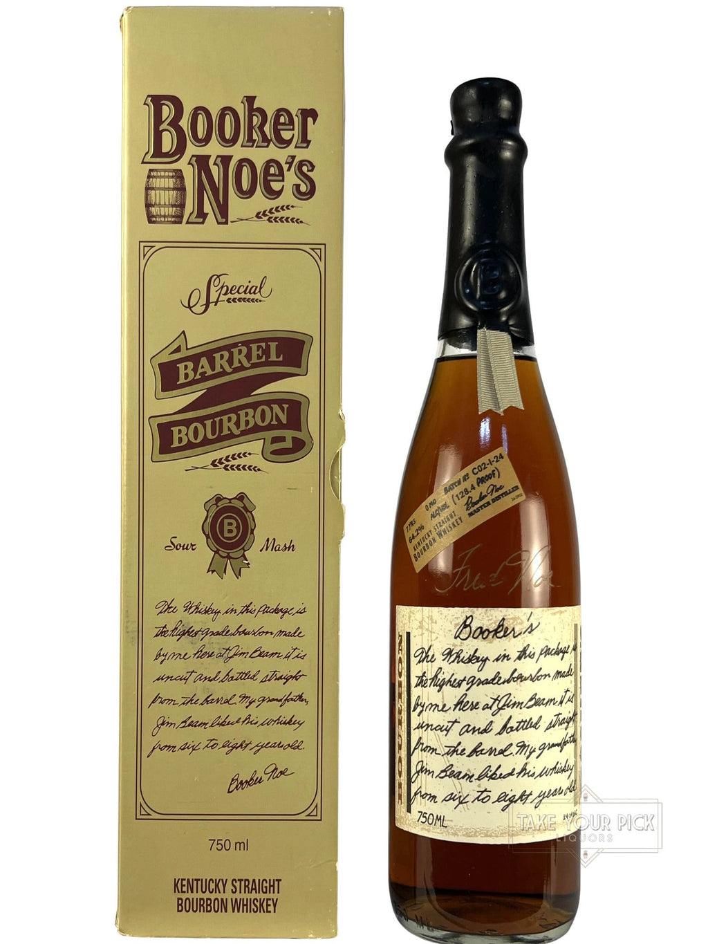 Booker's Black Wax 2002 Signed by Fred Noe