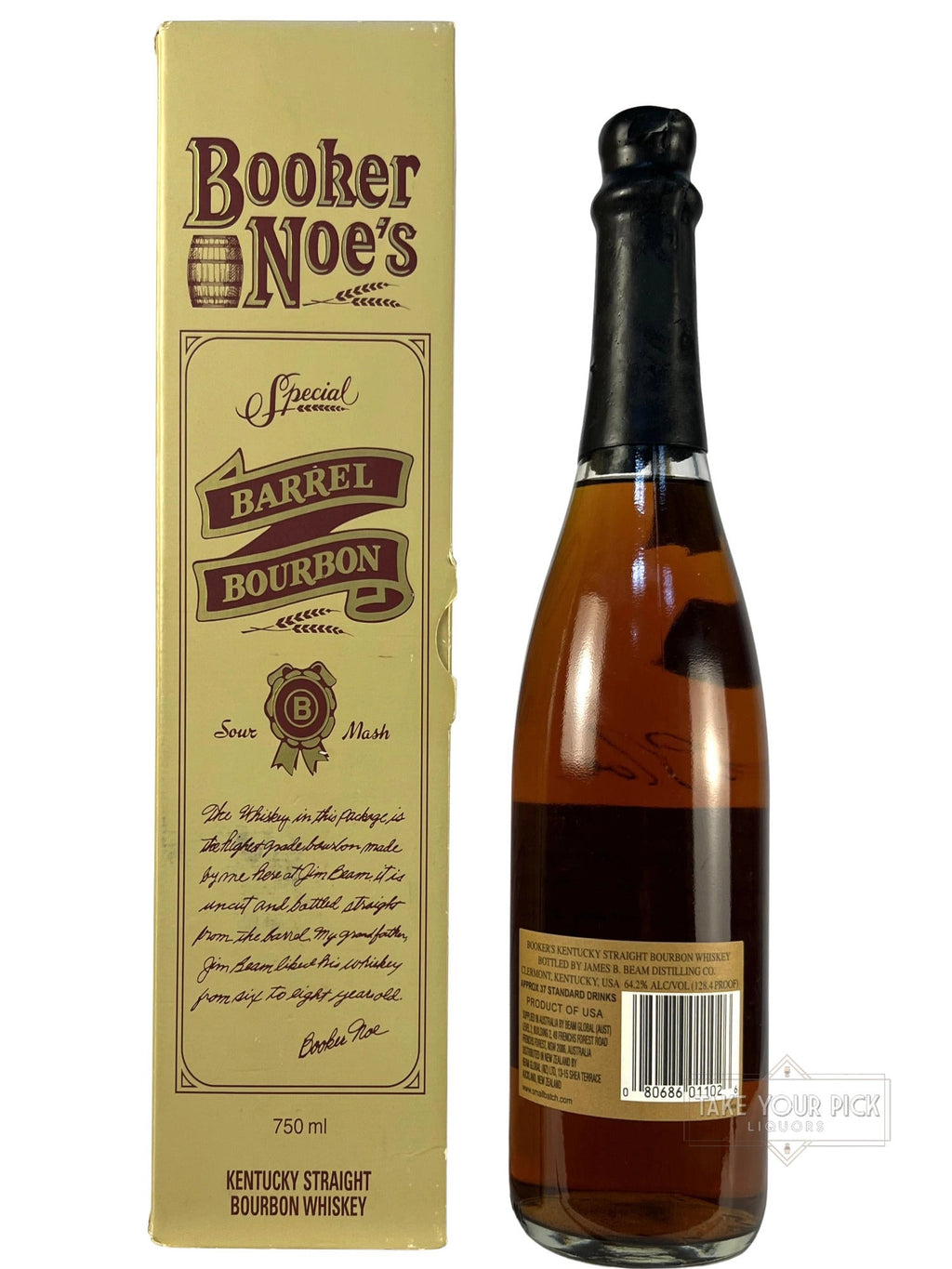 Booker's Black Wax 2002 Signed by Fred Noe